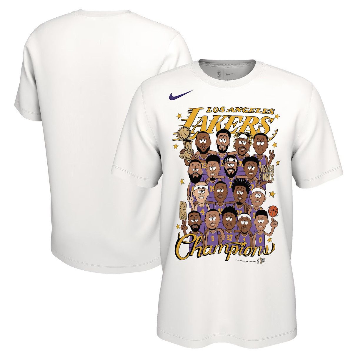 Nike Nike Los Angeles Lakers 2020 Championship Shirt Size US XXL / EU 58 / 5 - 3 Thumbnail