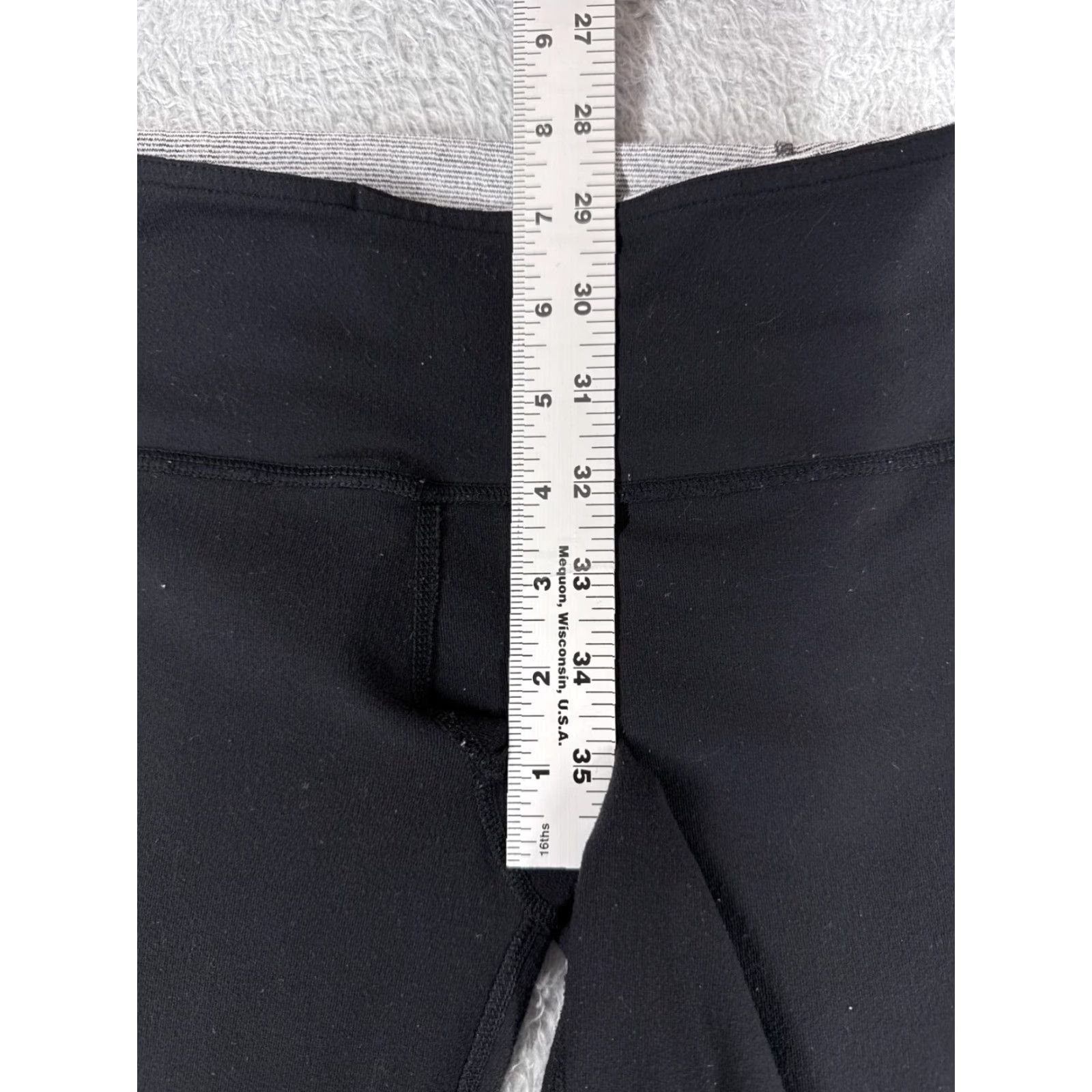 Lululemon Lululemon Pants Women 4 Black Wide Leg Crop 20" Gym Yoga Workout Casual READ Size 27" / US 4 / IT 40 - 7 Thumbnail
