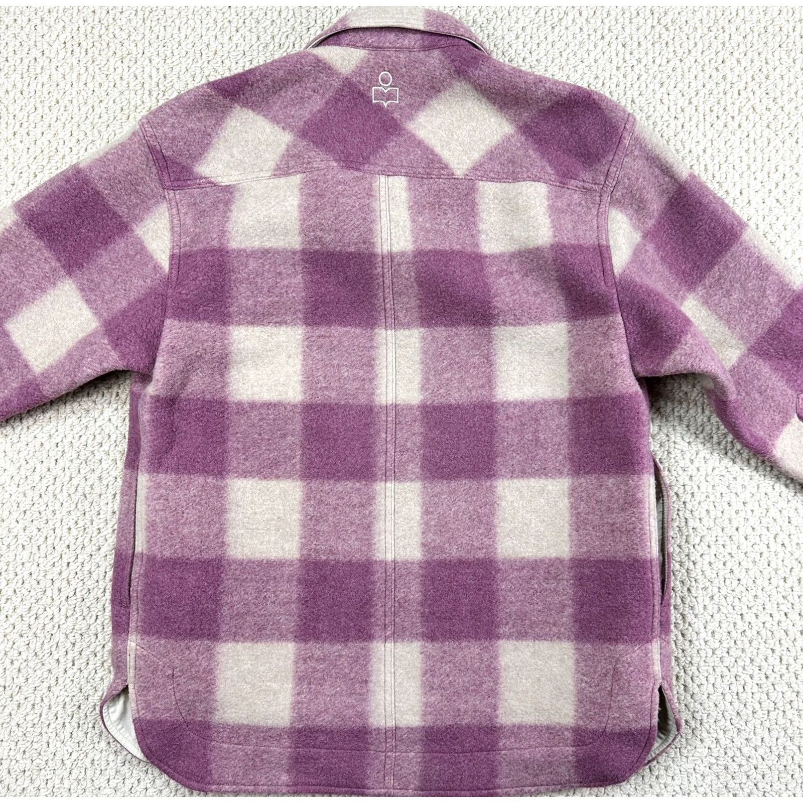 Isabel Marant Isabel Marant Etoile Womens Jacket Harveli Plaid Wool Blend XS Multicolor Rosewood Designer Size XS / US 0-2 / IT 36-38 - 2 Thumbnail