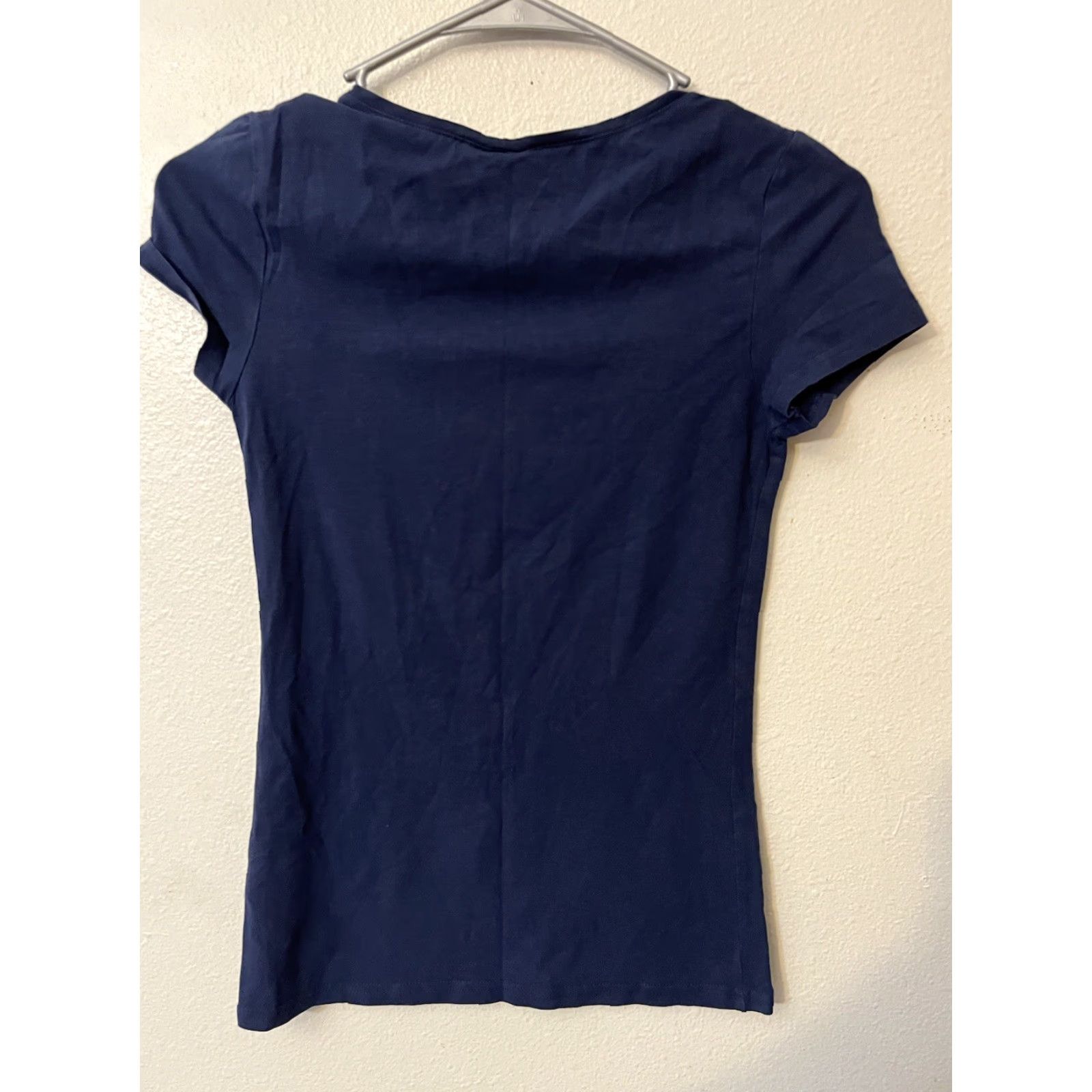 H&M H&M Divided basic T-shirt women’s size 6 Navy Blue Solid Size M / US 6-8 / IT 42-44 - 3 Thumbnail