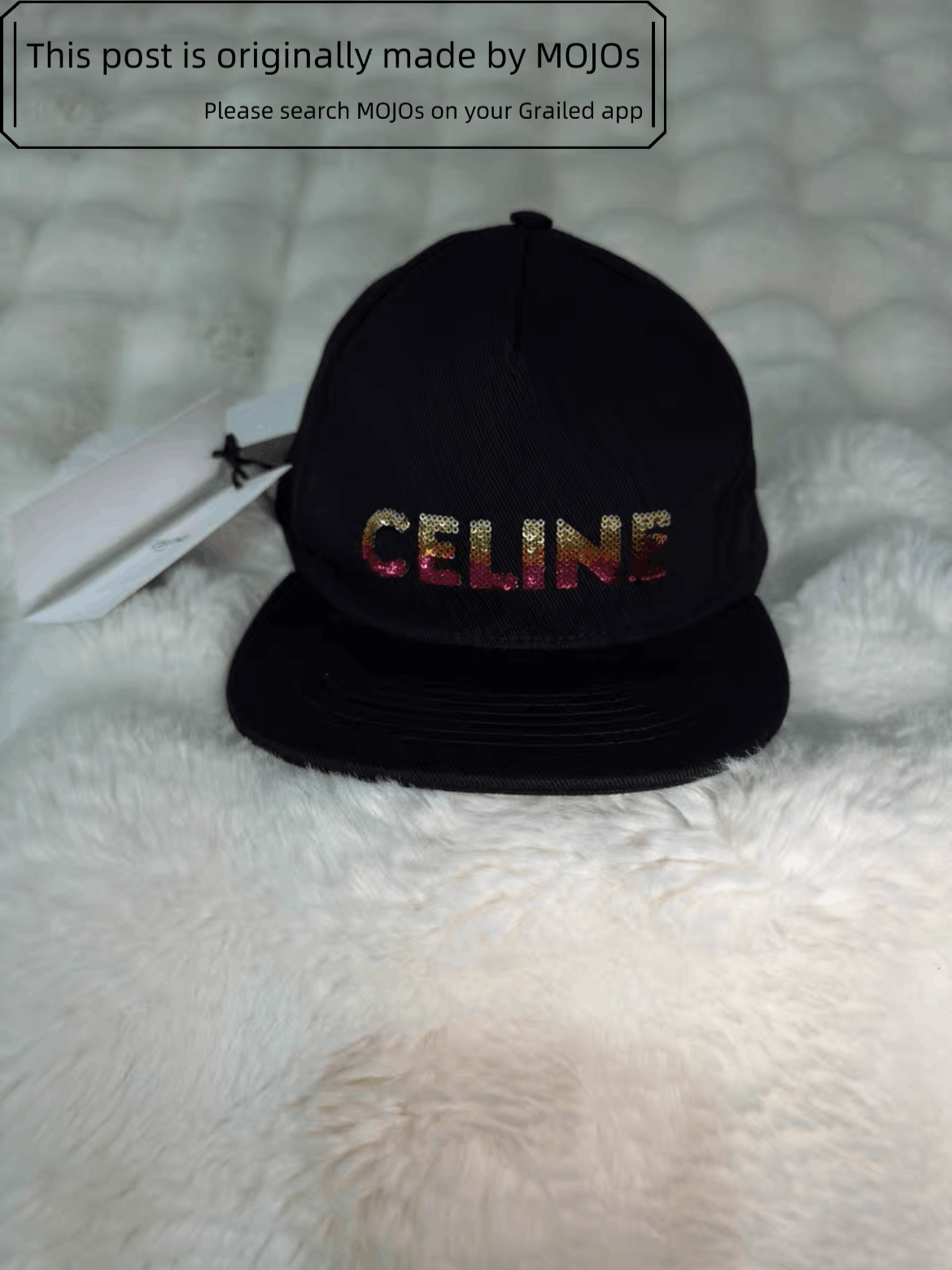 Celine Sz L Celine Logo Scale Baseball Hat Size ONE SIZE - 1 Thumbnail