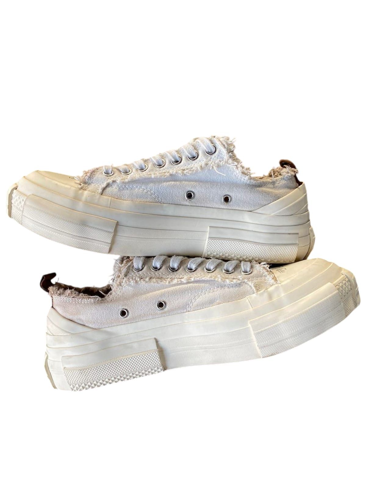 xVESSEL Xvessel G.O.P low all white canvas sneaket Size US 8 / IT 38 - 2 Thumbnail