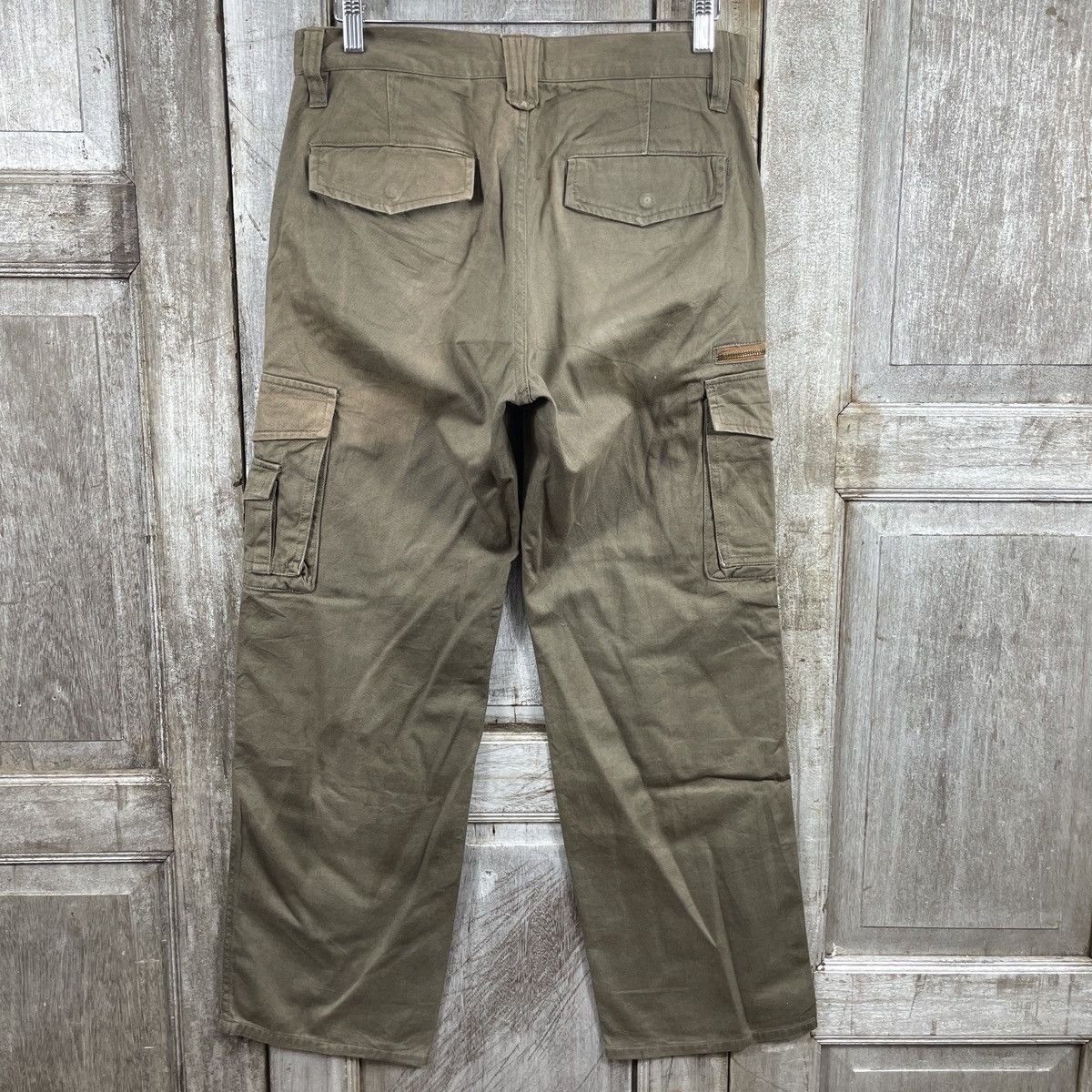 Japanese Brand × Vintage Vintage Dominate Handcrafted Jeans Faded Cargo Pants Size US 31 - 2 Thumbnail