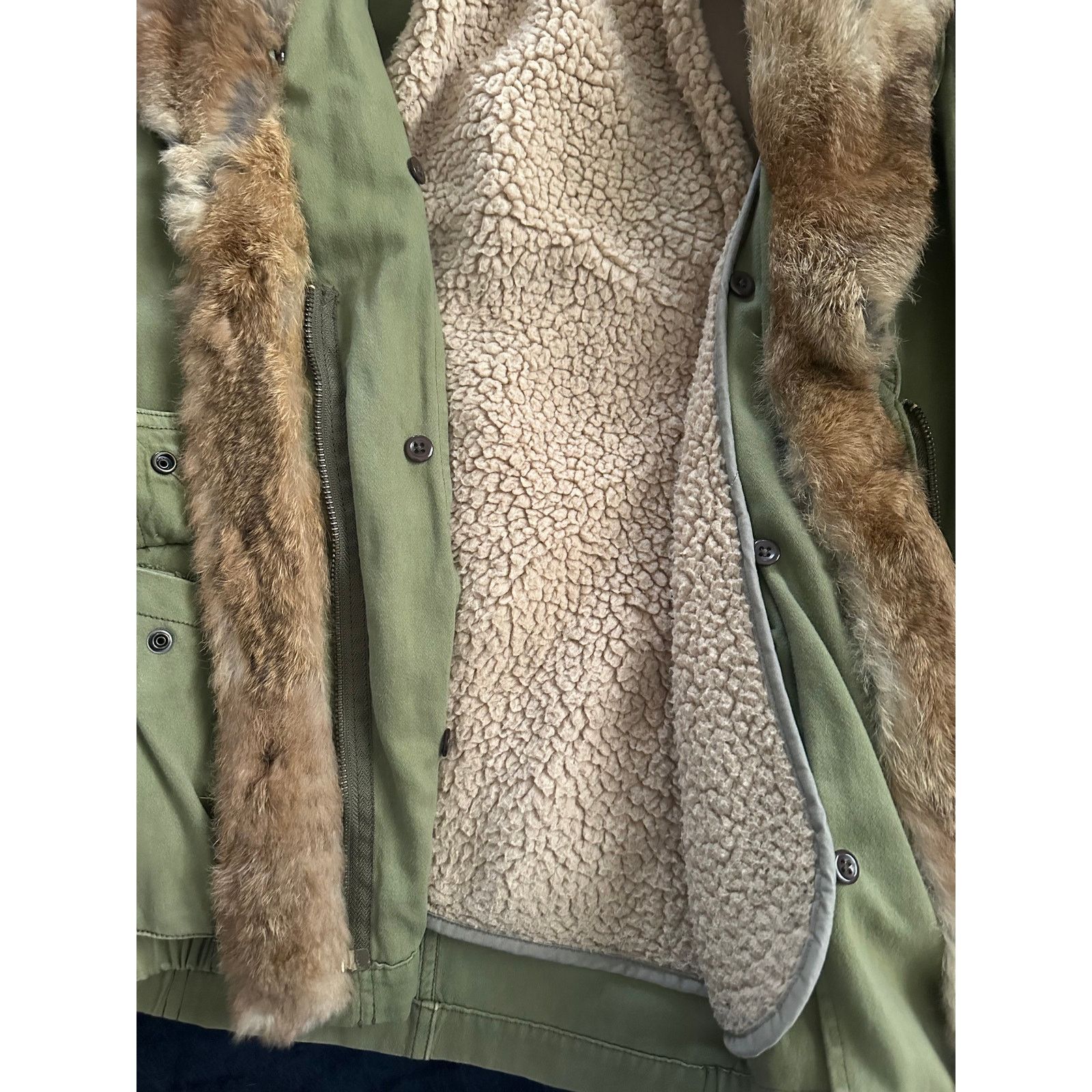 Other VINTAGE JAPANESE ARMY UTILITY JACKET FUR & SHEARLING LINED Size S / US 4 / IT 40 - 4 Thumbnail
