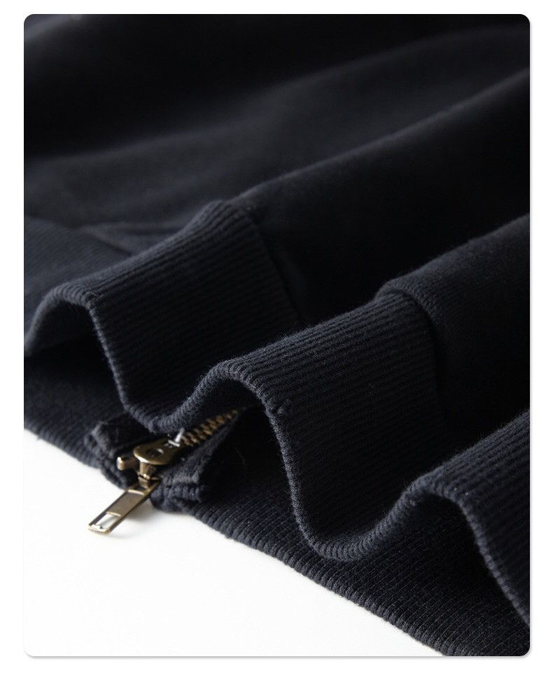 Japanese Brand Black Acid washed faded Zippered Oversized Hoodie Size US XL / EU 56 / 4 - 6 Thumbnail