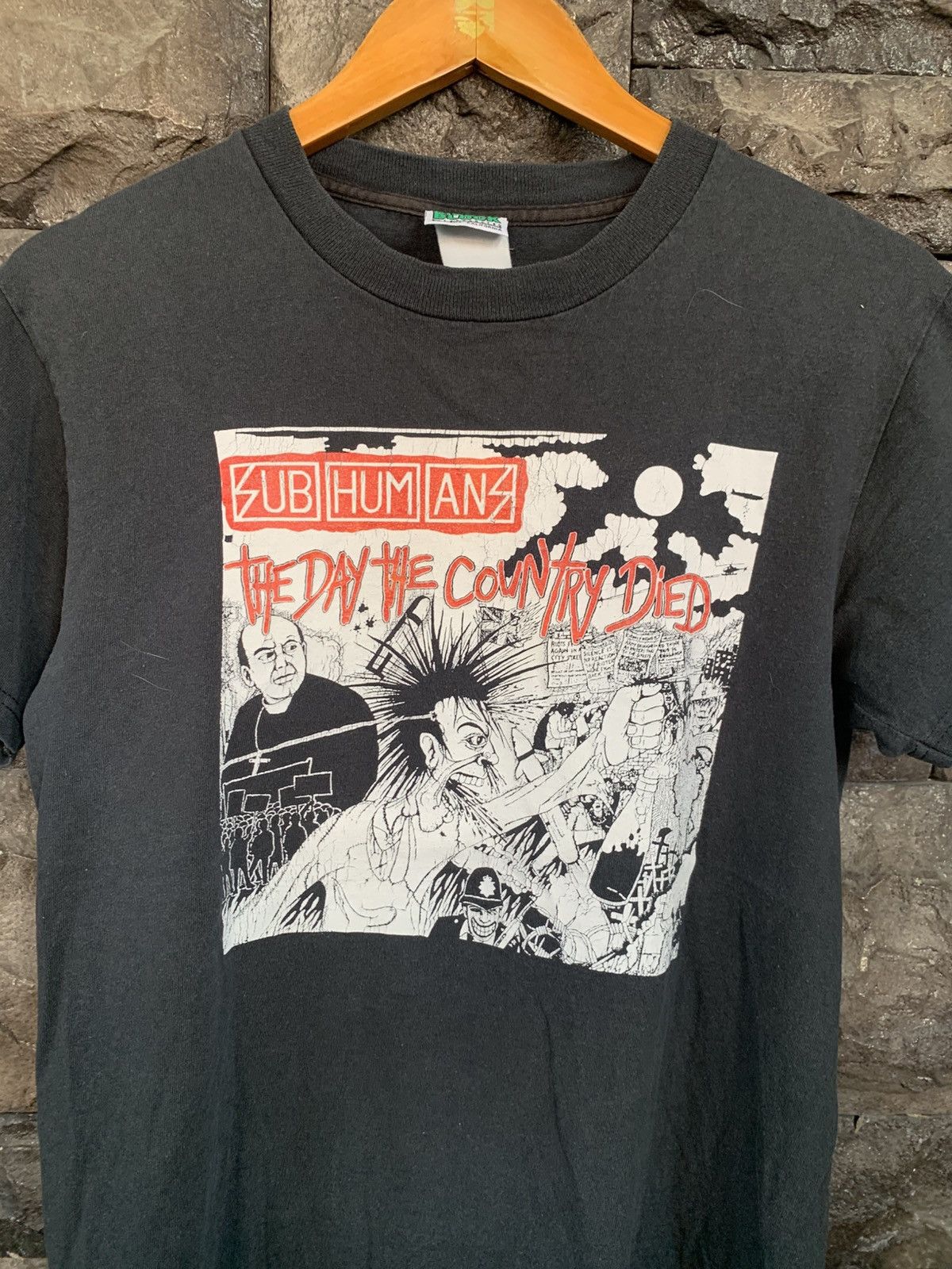 Band Tees Vintage Subhumans Punk Rock Band Cinder Block T shirt Size US M / EU 48-50 / 2 - 2 Thumbnail