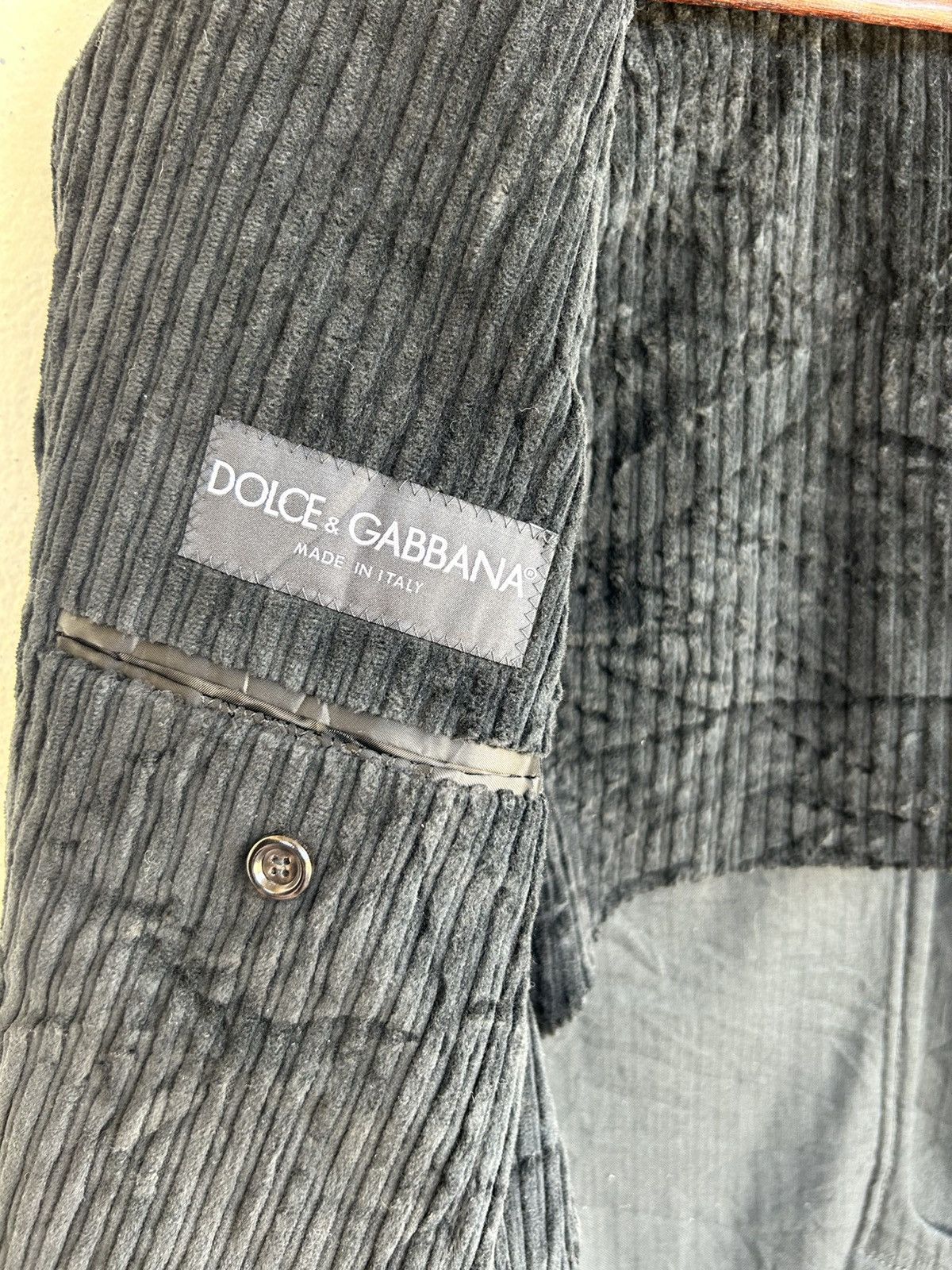 Dolce & Gabbana Dolce & Gabbana Corduroy Blazer Jacket Size US M / EU 48-50 / 2 - 11 Thumbnail