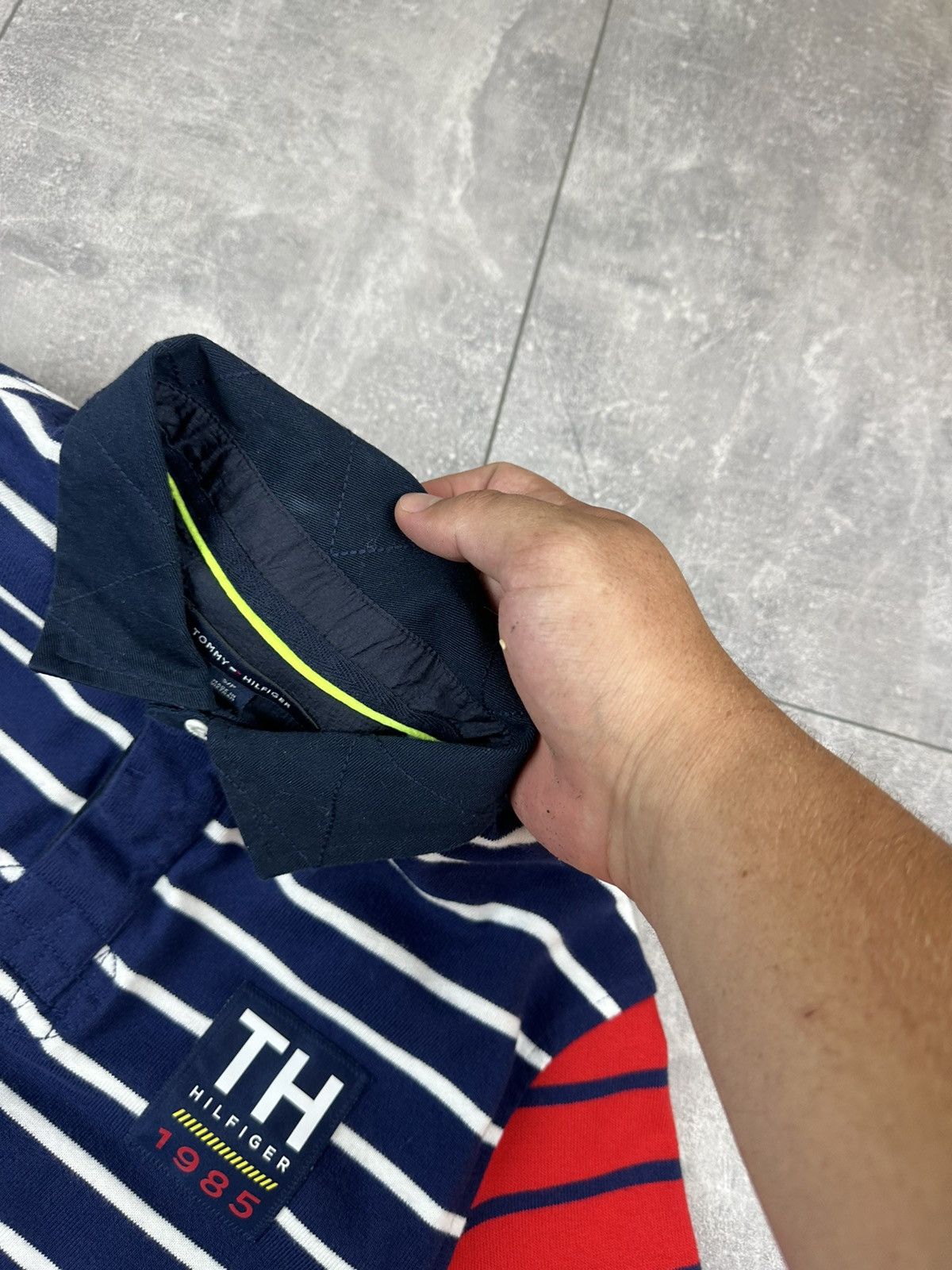 Tommy Hilfiger Tommy Hilfiger Striped Multicolour Rugby Jersey Size US S / EU 44-46 / 1 - 11 Thumbnail