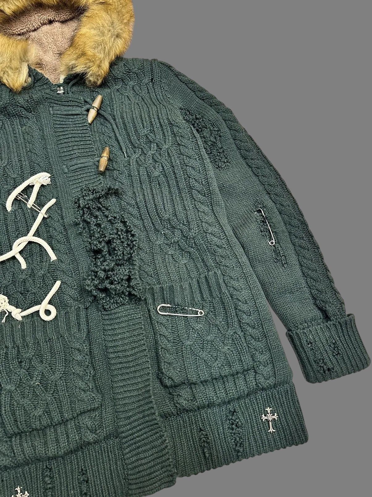 If Six Was Nine JAPAN IFSIXWASNINE VEST Fyls Retro LGB Brown Fur Lined GOA M Size US M / EU 48-50 / 2 - 3 Thumbnail