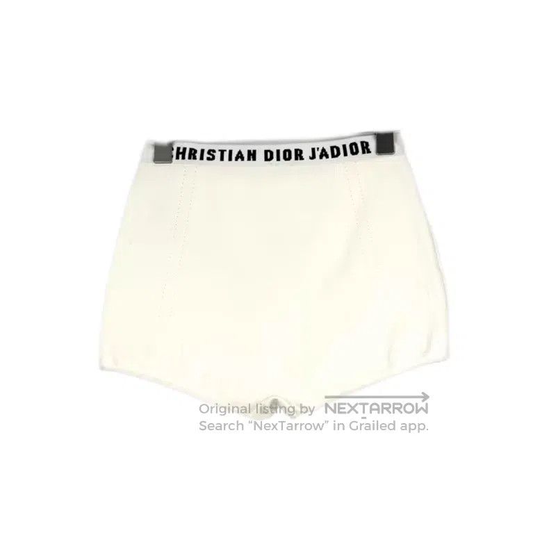 Dior Dior Size M White letter waist sports shorts Size 42" / US 20 - 2 Thumbnail