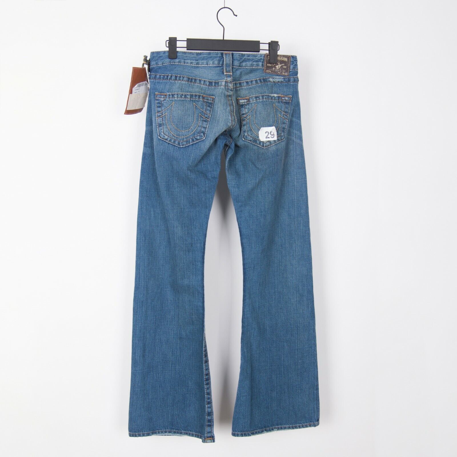 True Religion True Religion Women's Flared Jeans, Blue Wash, Size 29 Size 29" - 3 Thumbnail