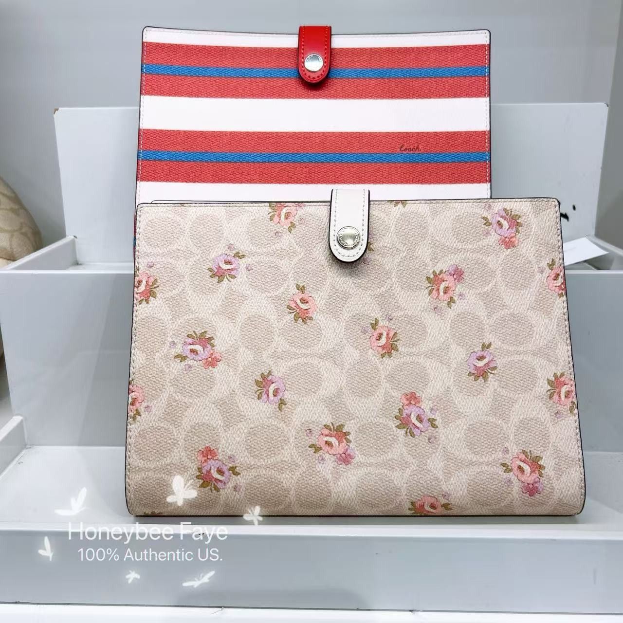Coach NOTEBOOK IN SIGNATURE CANVAS WITH FLORAL PRINT (COACH CAO58) Size ONE SIZE - 2 Thumbnail