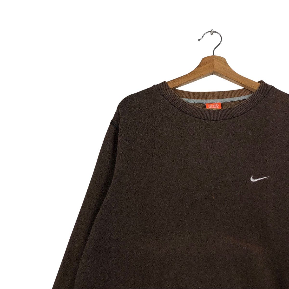 Nike Nike Essential Micro Swoosh Sweatshirt — Washed Cocoa Tone Size US L / EU 52-54 / 3 - 8 Thumbnail