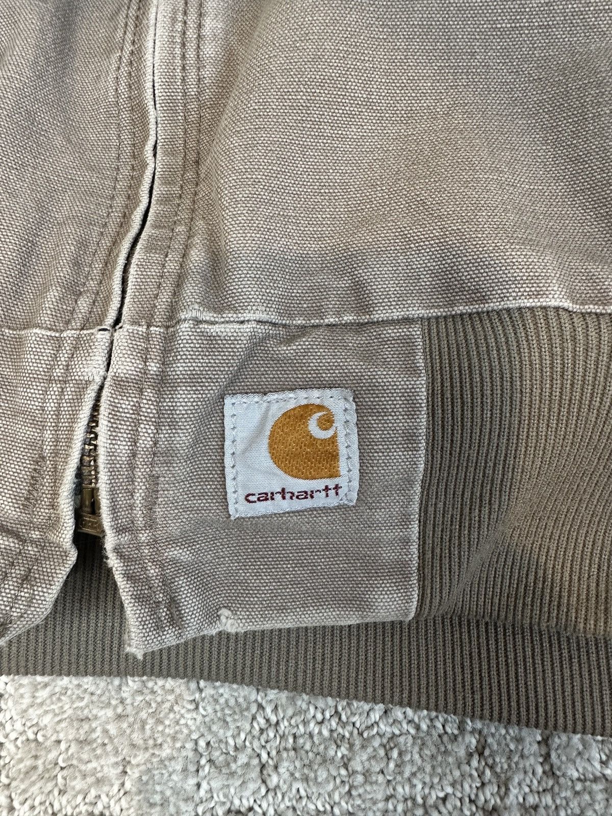 Carhartt VINTAGE DISTRESSED CARHARTT JACKET FULL ZIPPER HOODIE Size US XXL / EU 58 / 5 - 5 Thumbnail
