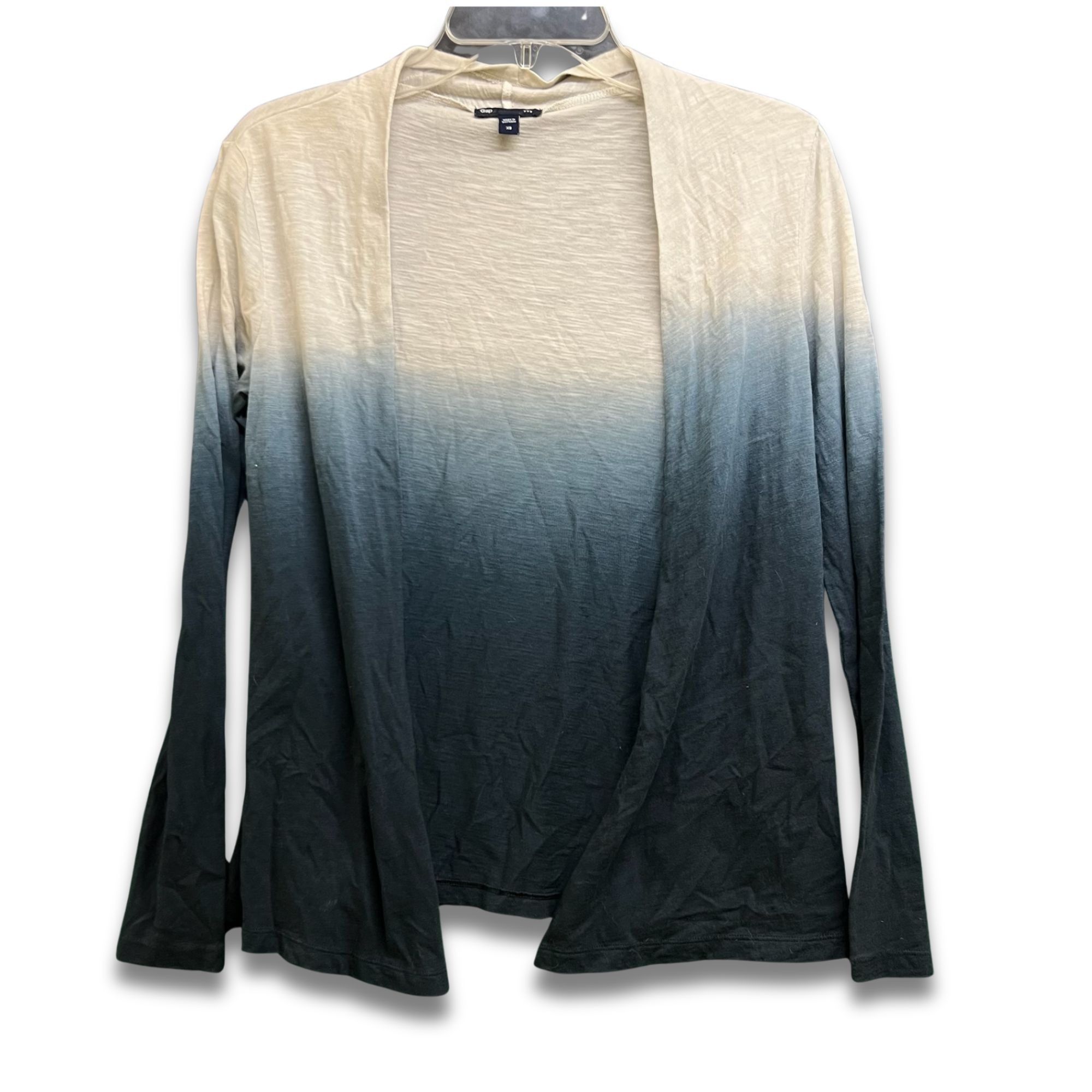 Gap GAP Ombre Open Front Long Sleeve Wrap Cardigan XS Beige To B Size XS / US 0-2 / IT 36-38 - 2 Thumbnail