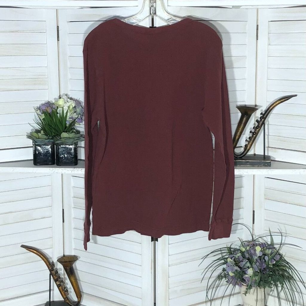 Volcom Y2K Volcom logo shirt long sleeves cotton dark wine color L Size US L / EU 52-54 / 3 - 2 Thumbnail