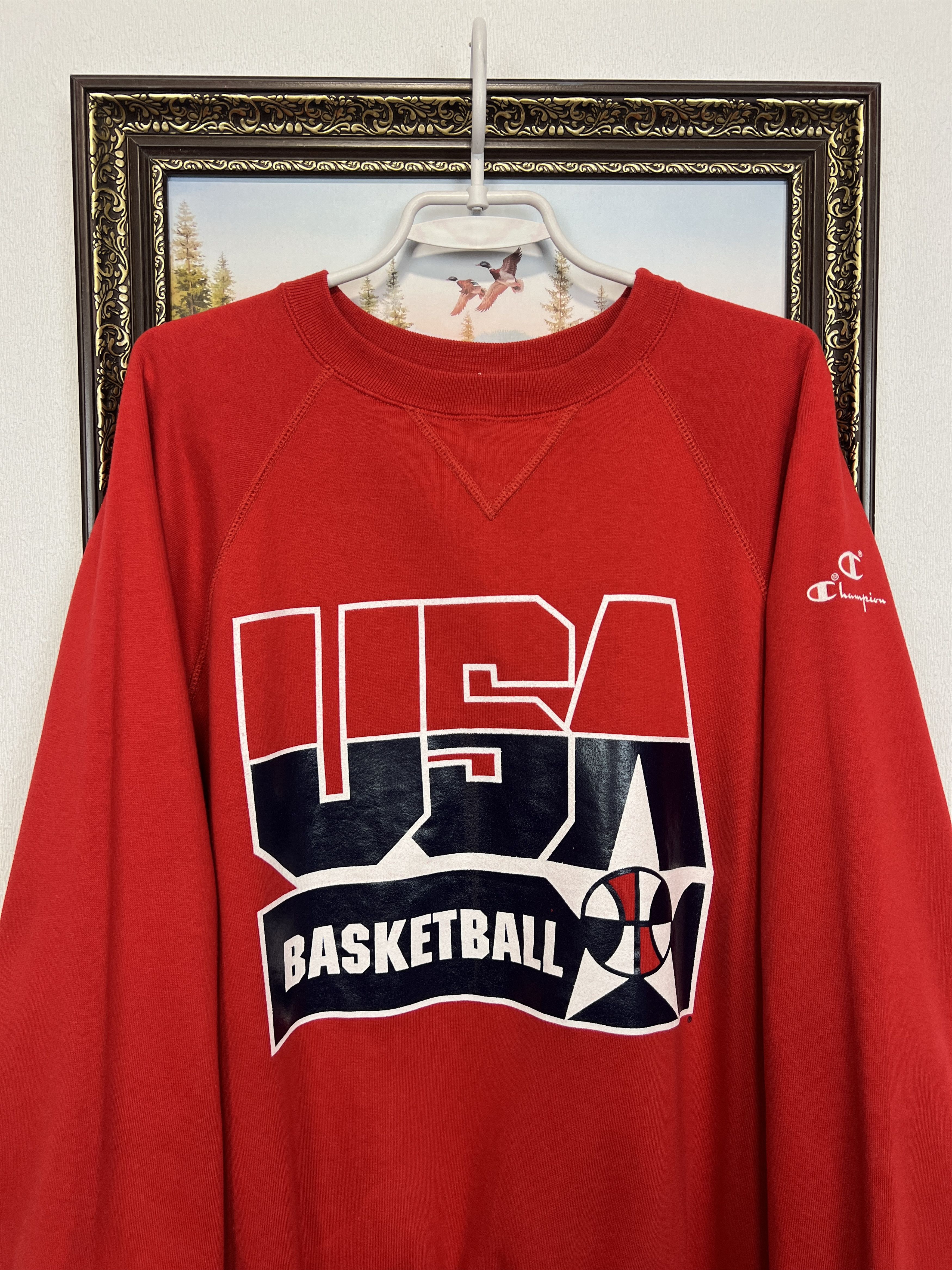 Champion Vintage Champion USA Basketball Team Sweatshirt Crewneck Size US L / EU 52-54 / 3 - 2 Thumbnail