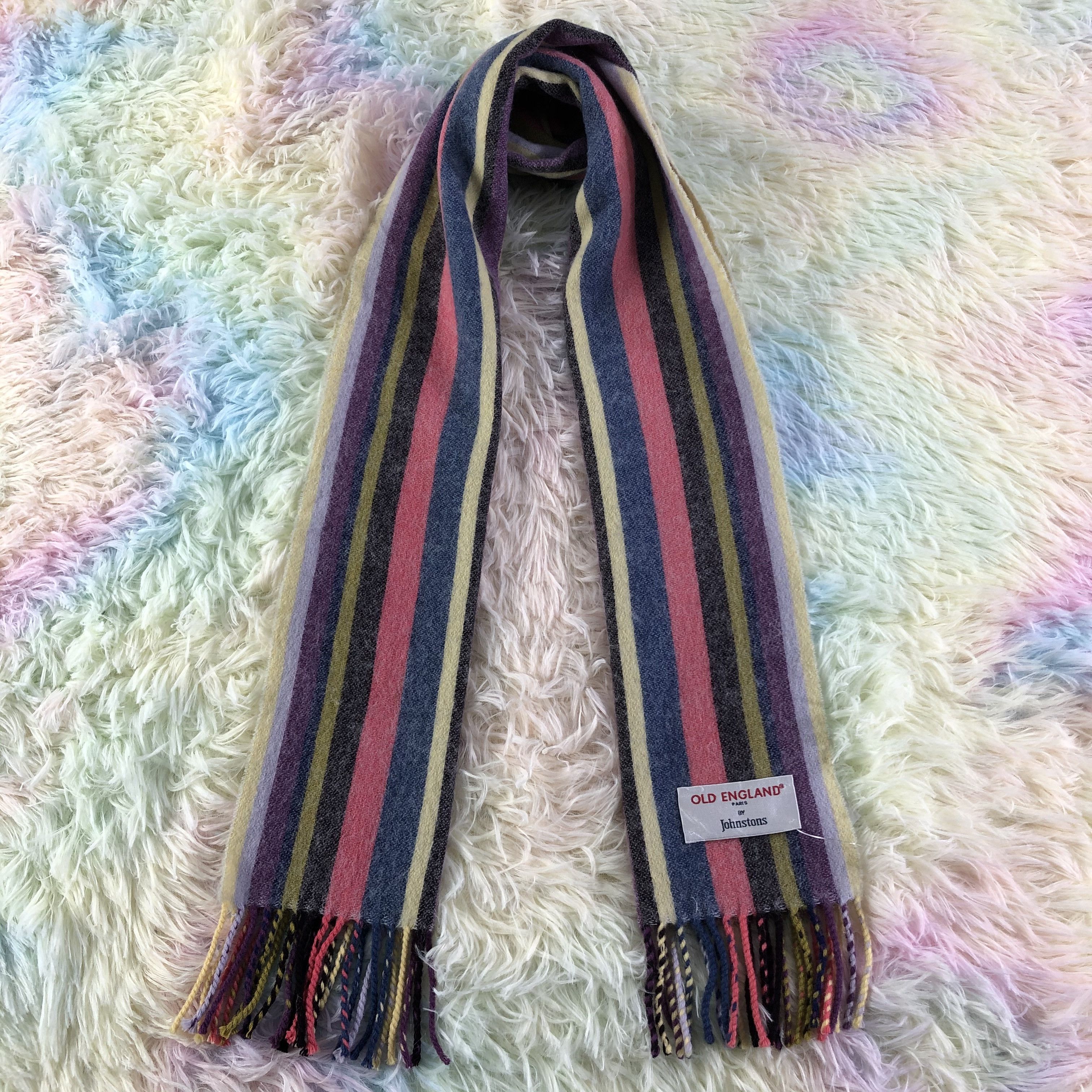 Vintage Johnstons Scarf / Muffler / Neckwear - KM312 Size ONE SIZE - 1 Thumbnail