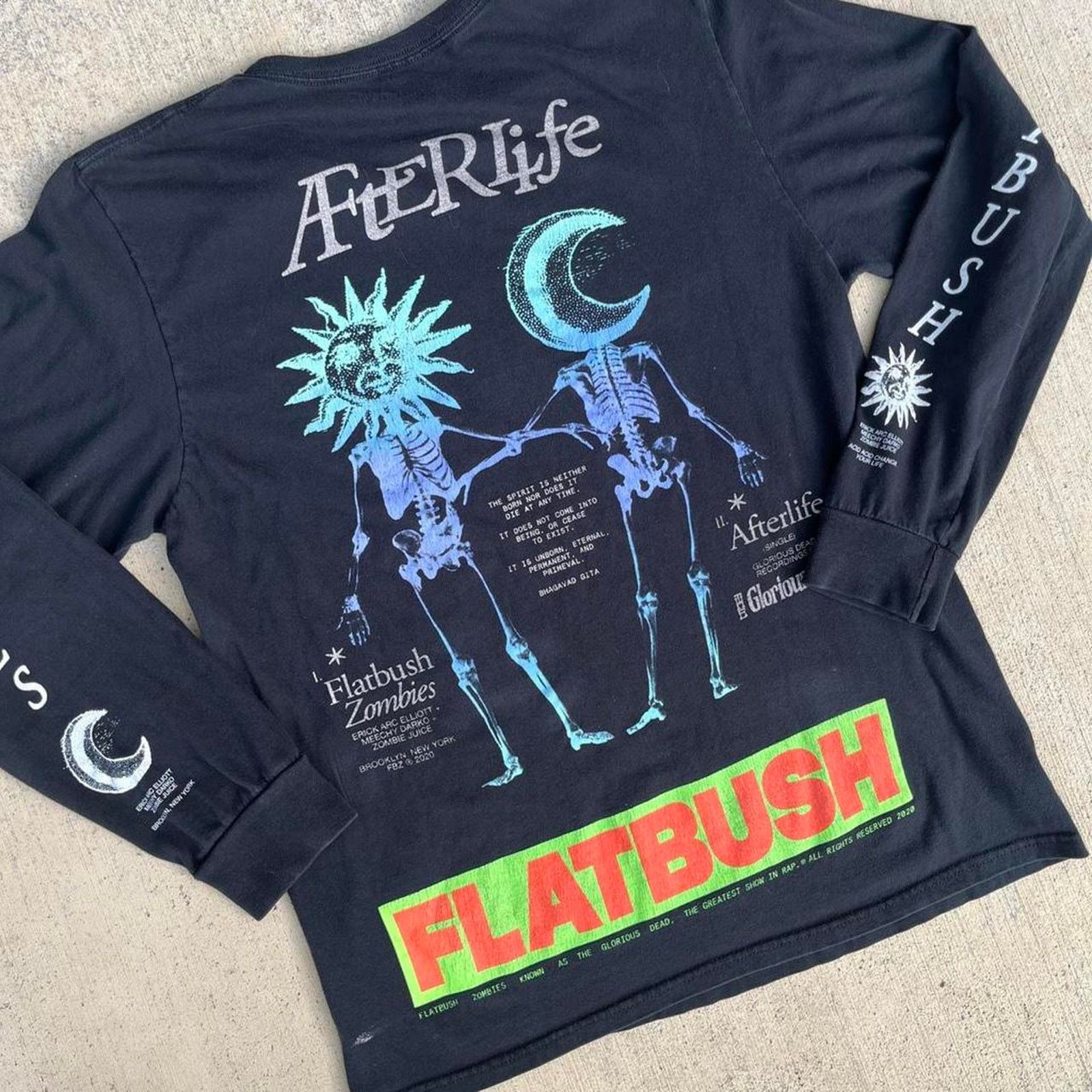 Flatbush Zombies Afterlife Sun & Moon Flatbush Zombies Long Sleeve FBZ Size US M / EU 48-50 / 2 - 2 Thumbnail
