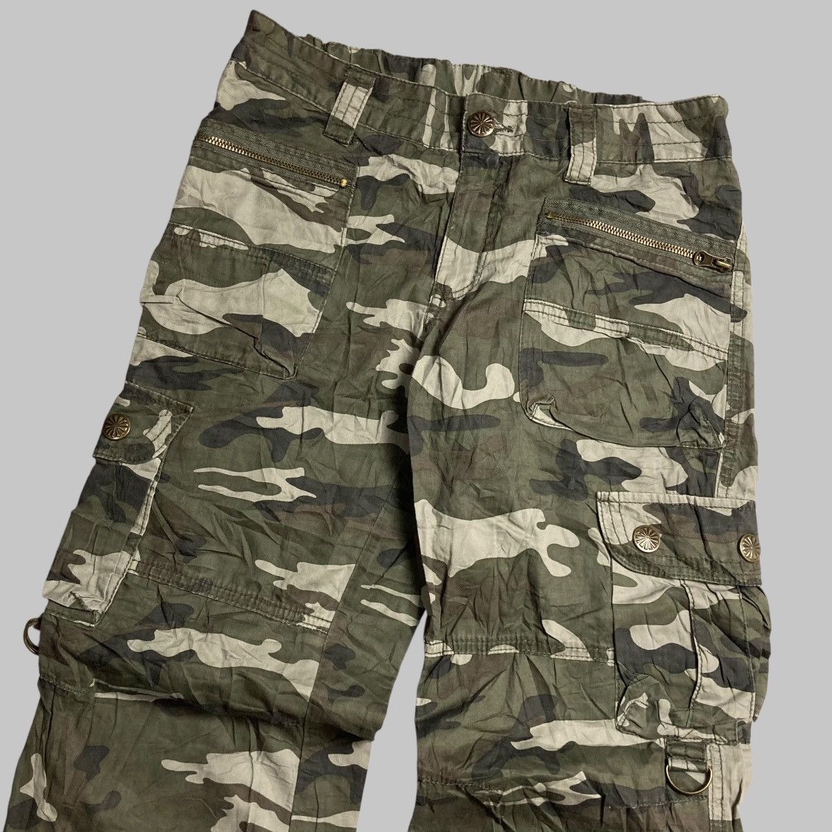 Hysteric Glamour × Japanese Brand × semanticdesign JAPANESE BRAND Unknown Camouflage Cargo Pants Good Design Size US 28 / EU 44 - 3 Thumbnail