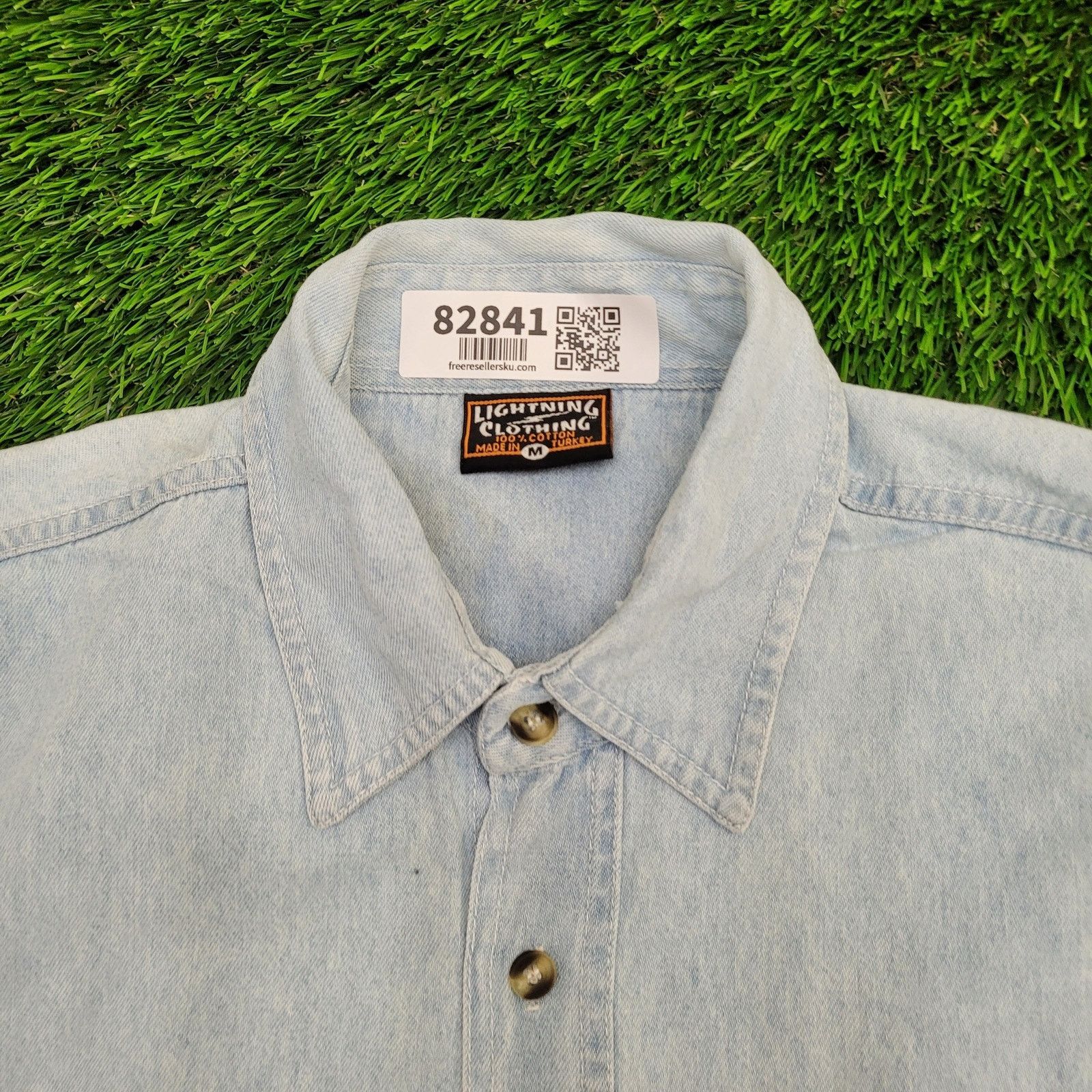 Vintage VTG 2003 Americade Lake George NY Cutoff Denim Shirt M Size US M / EU 48-50 / 2 - 6 Thumbnail
