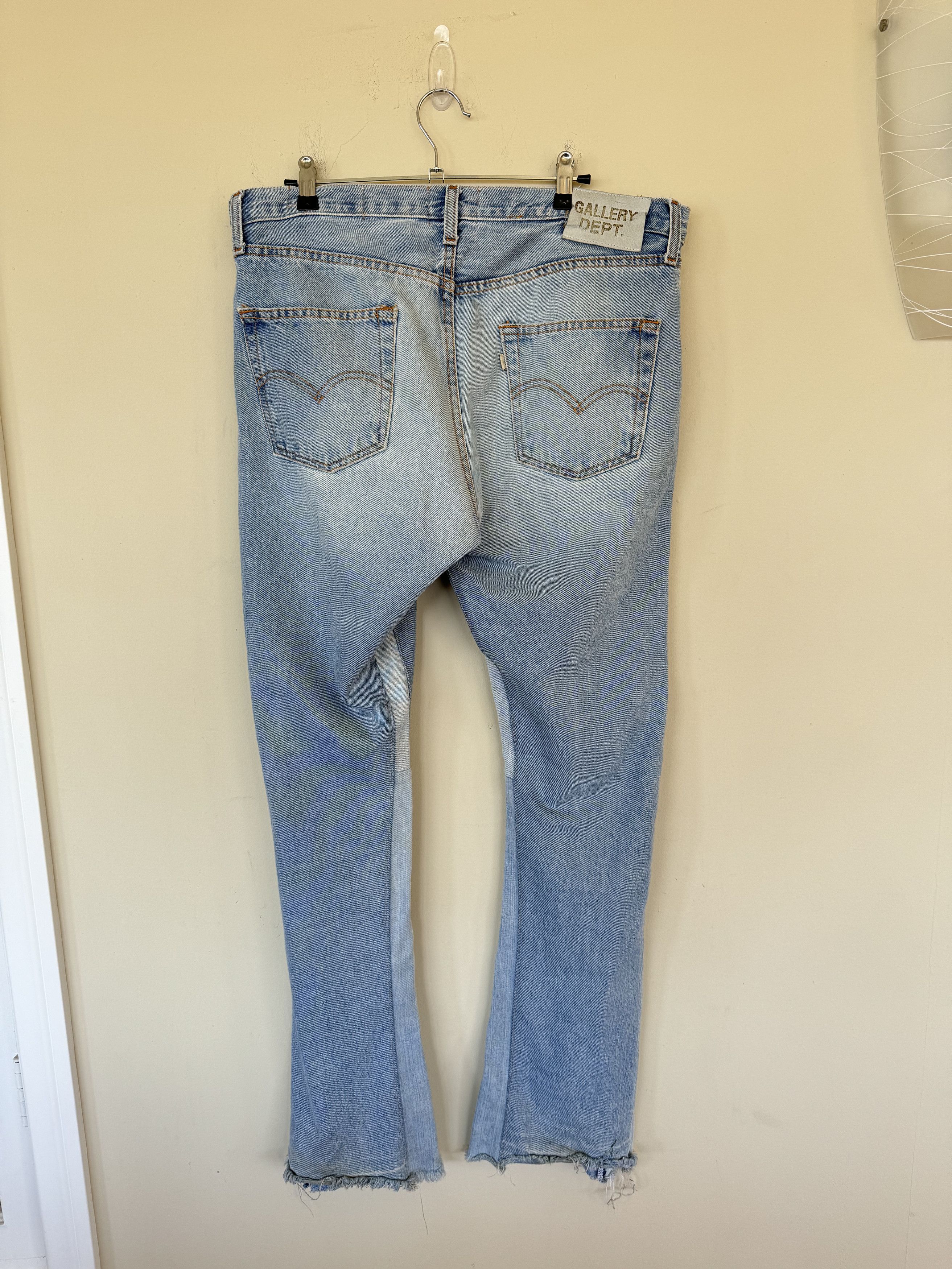 Gallery Dept. 1/1 Blue Gallery Dept Flare Denim Size US 34 / EU 50 - 5 Thumbnail