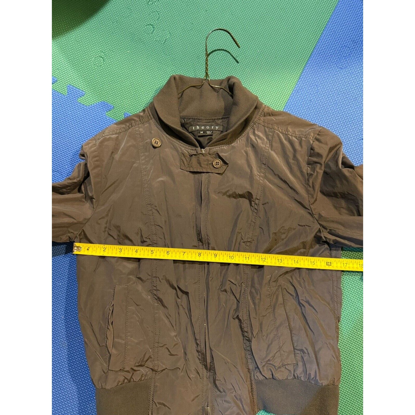 Theory Theory Women's Full Zip Cropped Jacket Grey Size M Petite Size M / US 6-8 / IT 42-44 - 5 Thumbnail