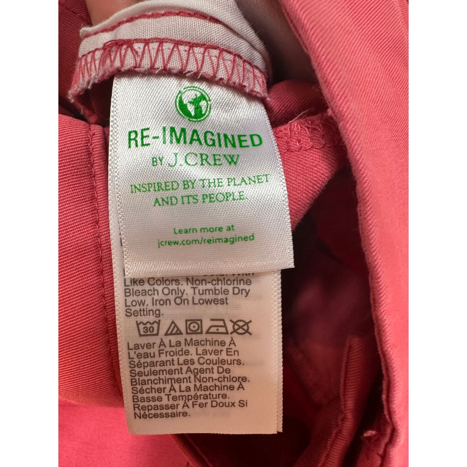 J.Crew Re-Imagined by J Crew Classic Twill Chino Shorts Salmon 14 Size 36" / US 14 / IT 50 - 13 Thumbnail