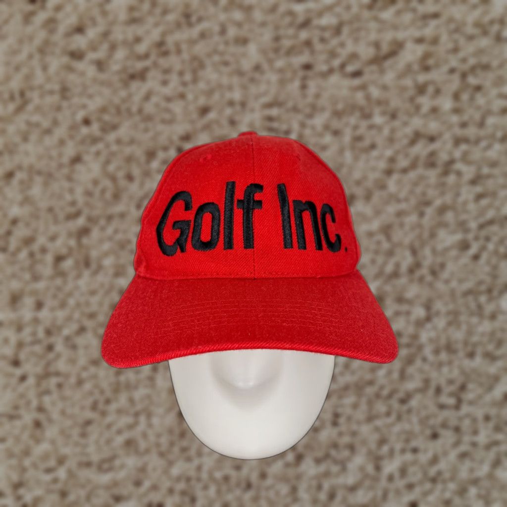 Vintage Sportsman Golf Hat Cap Adjustable Wool Blend Red - Hat, Cap, Logo, Outdoor, Men's, One Size, Adult Mens Size ONE SIZE - 1 Thumbnail