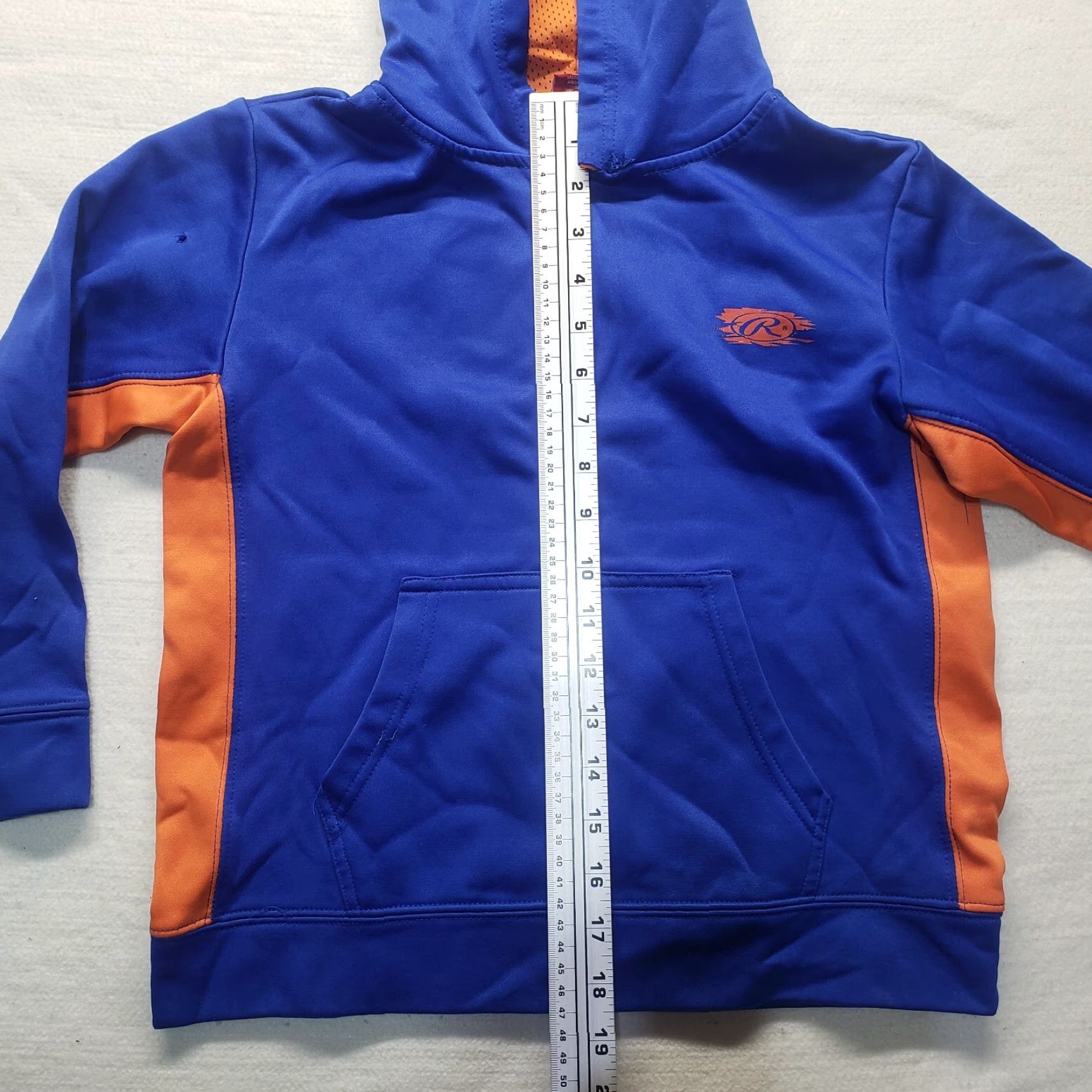 Vintage Rawlings Performance Hoodie Boys S Blue Small Fleece Training Shirt Cross Gym 90s Mens Size US S / EU 44-46 / 1 - 7 Thumbnail