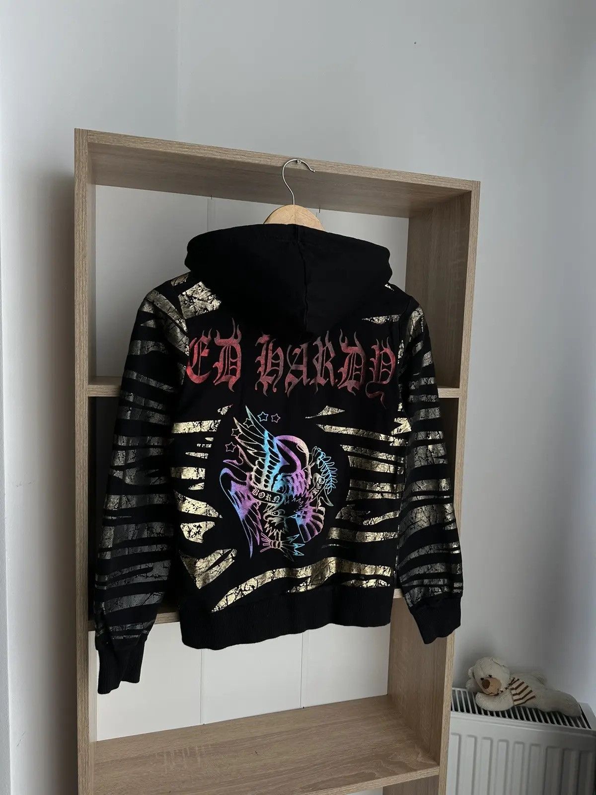 Christian Audigier × Ed Hardy × Vintage Vintage Ed Hardy Christian Audigier Hoodie Size US M / EU 48-50 / 2 - 2 Thumbnail