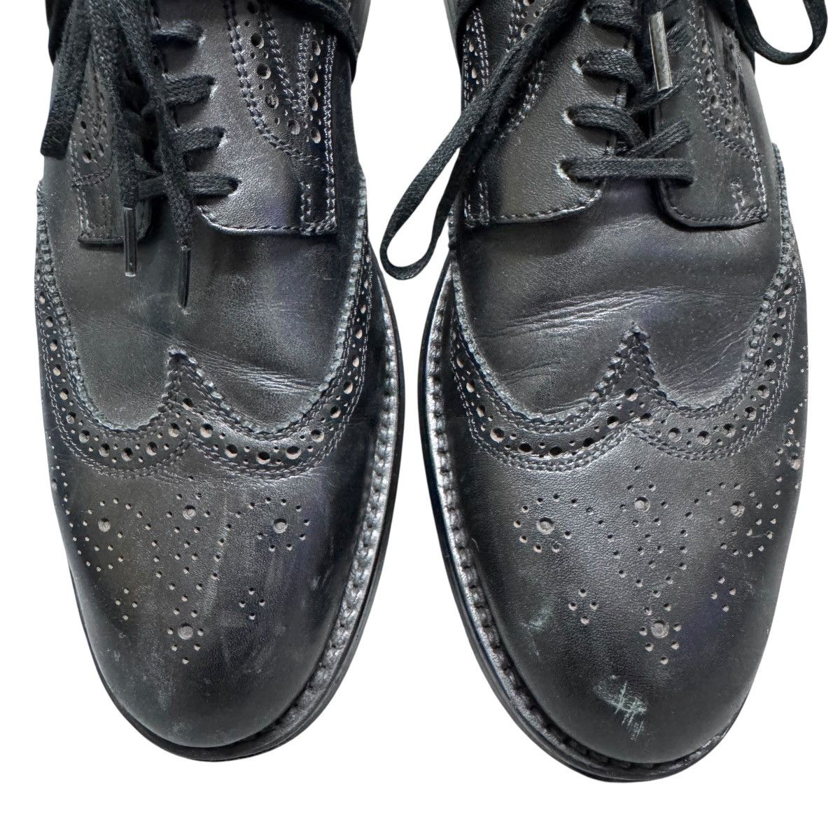 Sulvam Sulvam Brogue Wingtip Leather Shoes Size US 9 / EU 42 - 4 Thumbnail