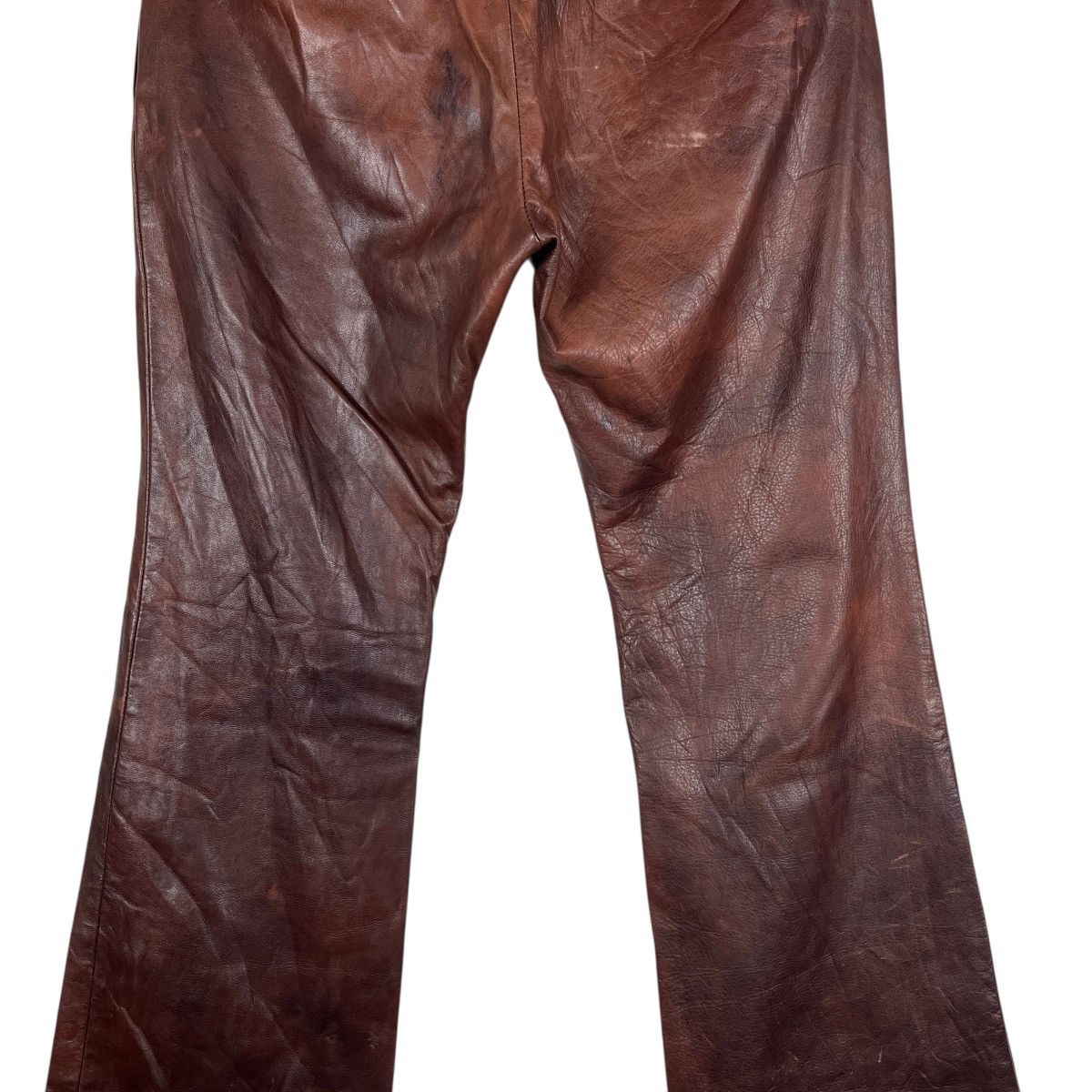 Japanese Brand 🔥 BIGLIDUE LEATHER TROUSER PANT MADE IN JAPAN Size US 29 - 7 Thumbnail