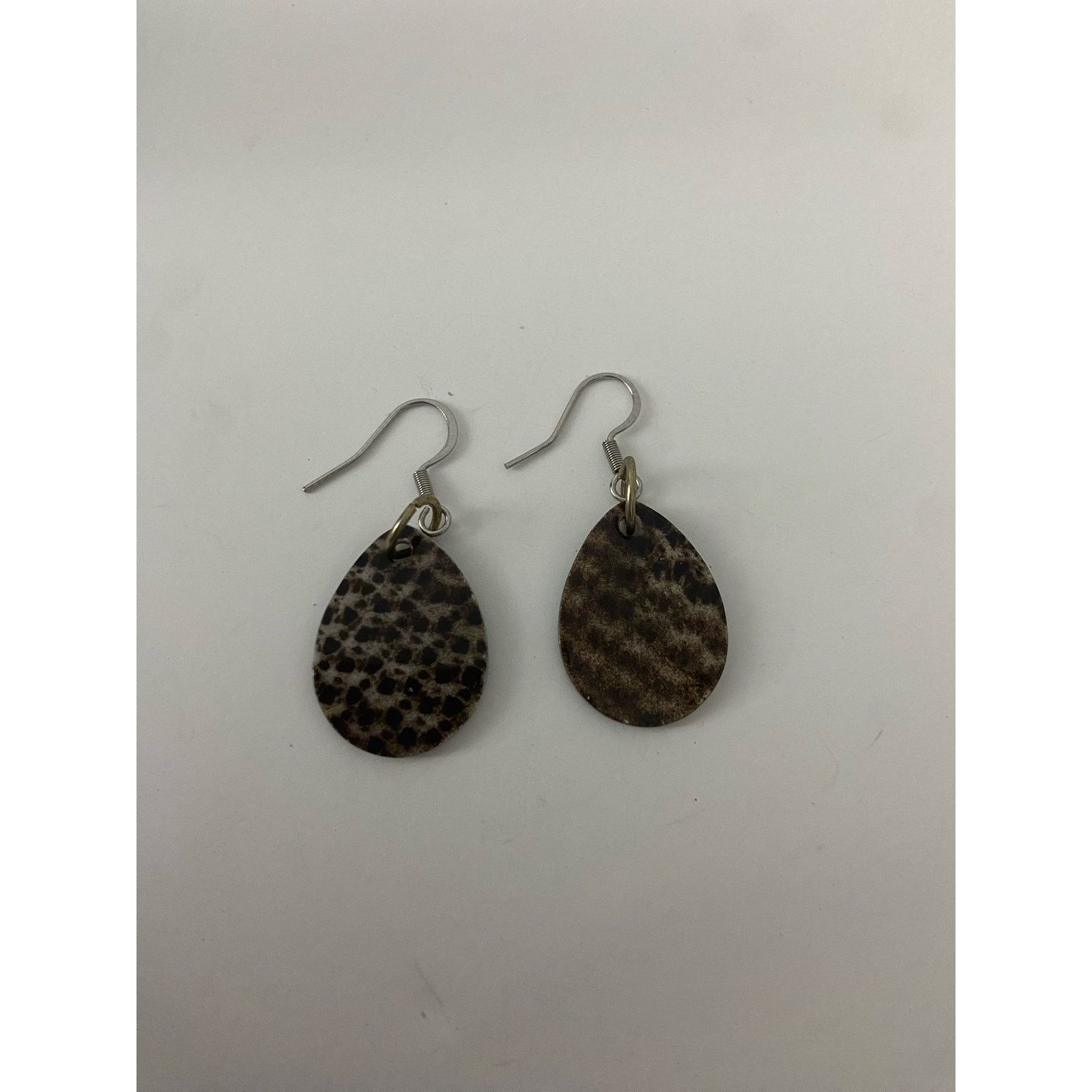 Handmade shell teardrop earrings Size ONE SIZE - 5 Thumbnail