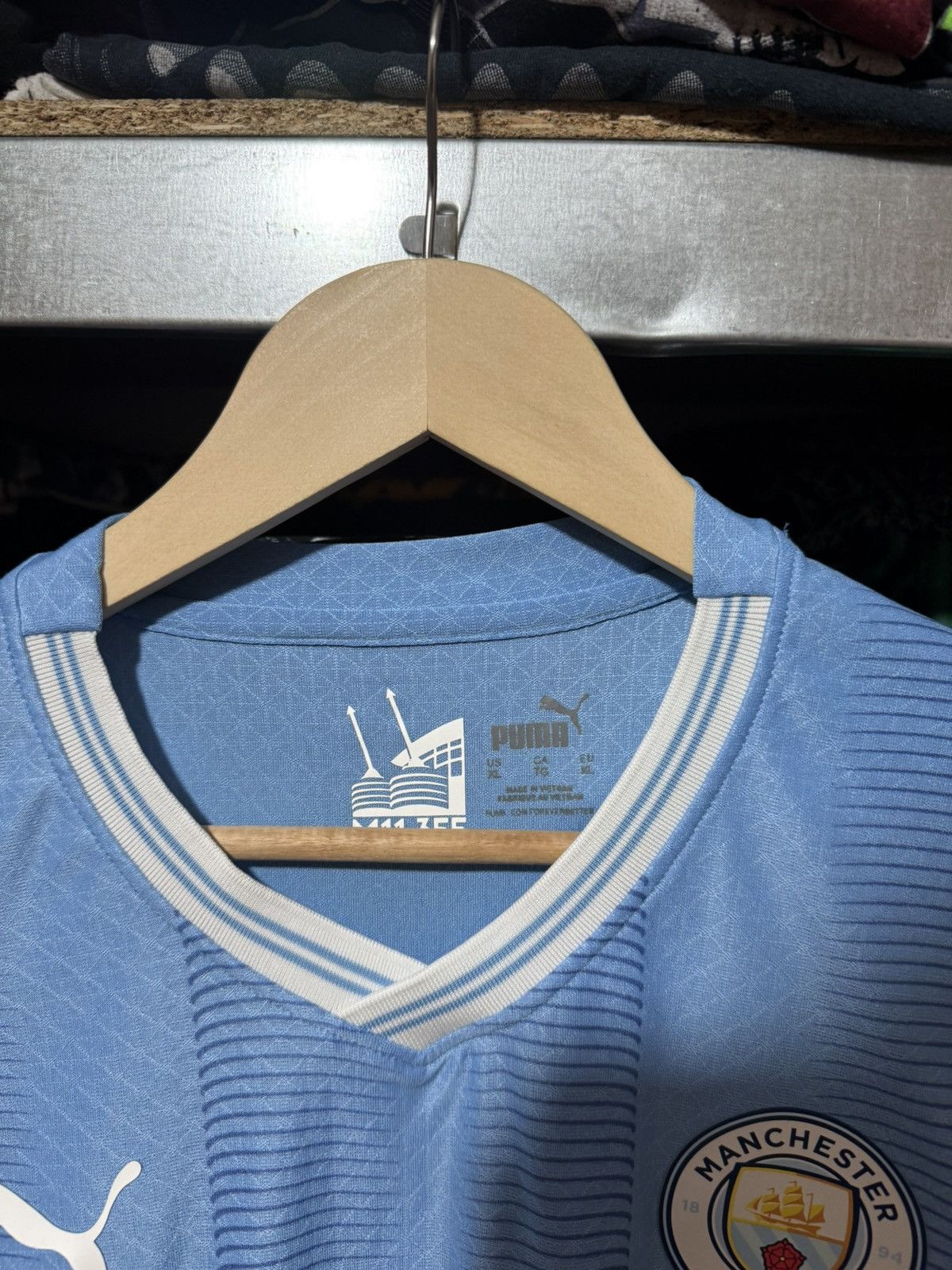 Puma Puma Manchester City 2023 2024 Home Football Soccer Jersey Size US L / EU 52-54 / 3 - 4 Thumbnail