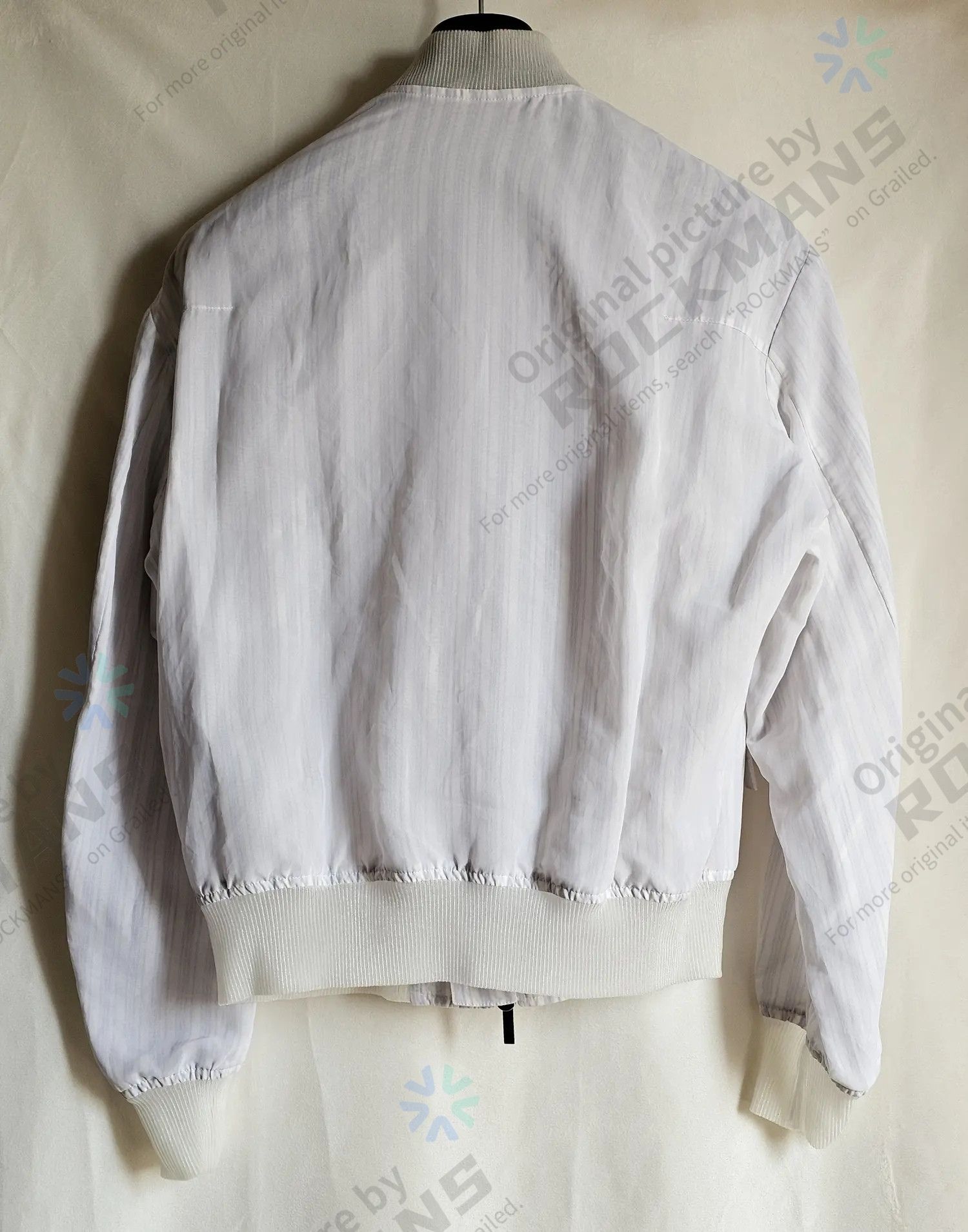 Dior Dior Men's White Silk Organza Bomber Jacket (Rare) Size 48 Size US M / EU 48-50 / 2 - 6 Thumbnail