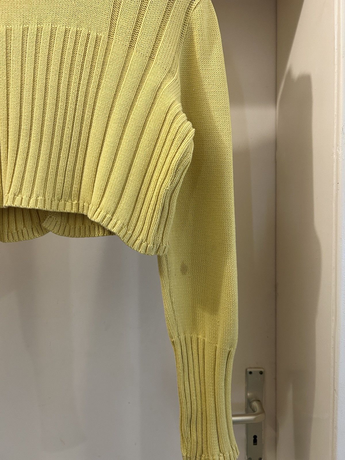 Dirk Bikkembergs S/S 1994 cropped cotton knit Size M / US 6-8 / IT 42-44 - 9 Thumbnail