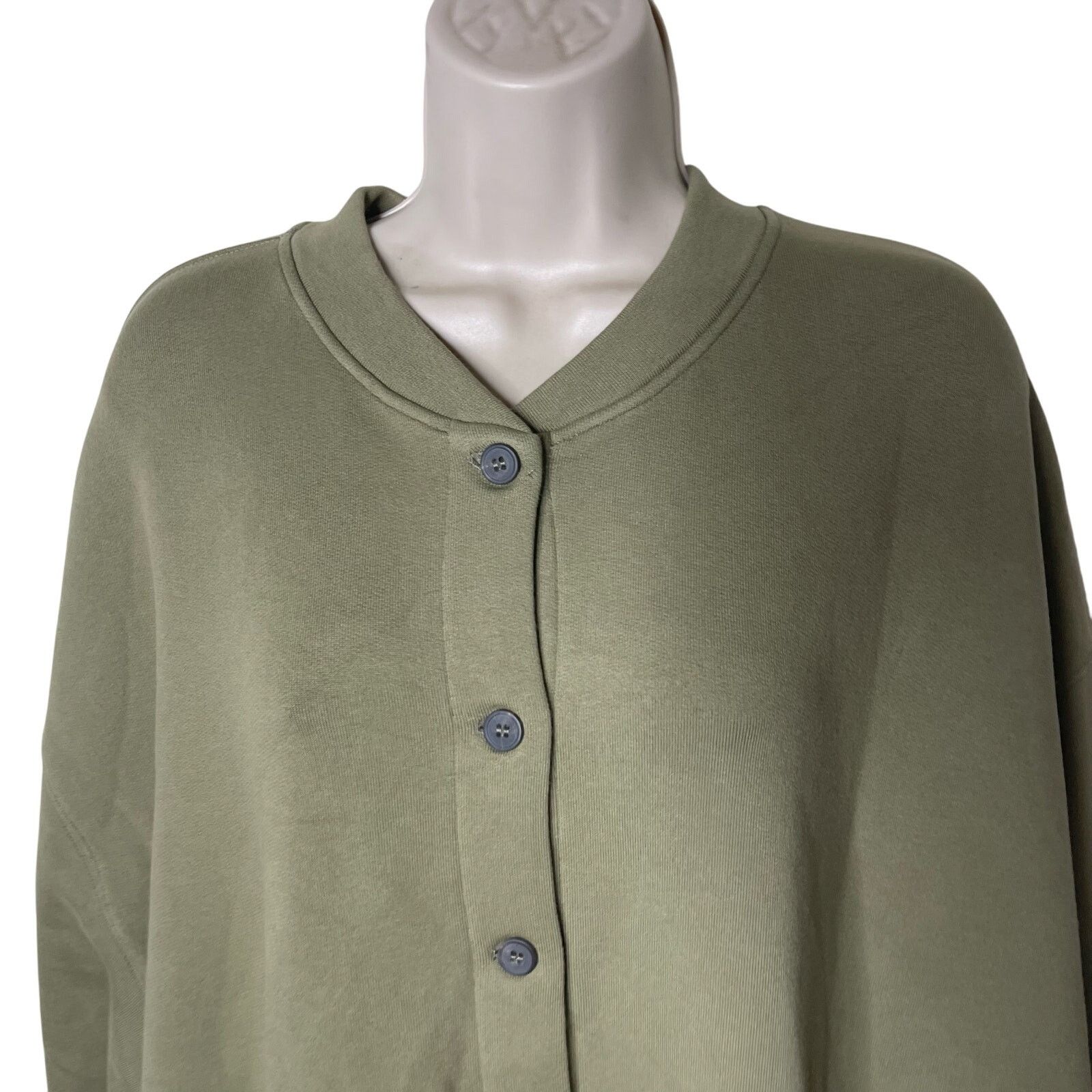 Mara Hoffman NWT MARA HOFFMAN Sabina Cotton-blend Jumpsuit In Green sz XL Size 32" / US 10 / IT 46 - 5 Thumbnail