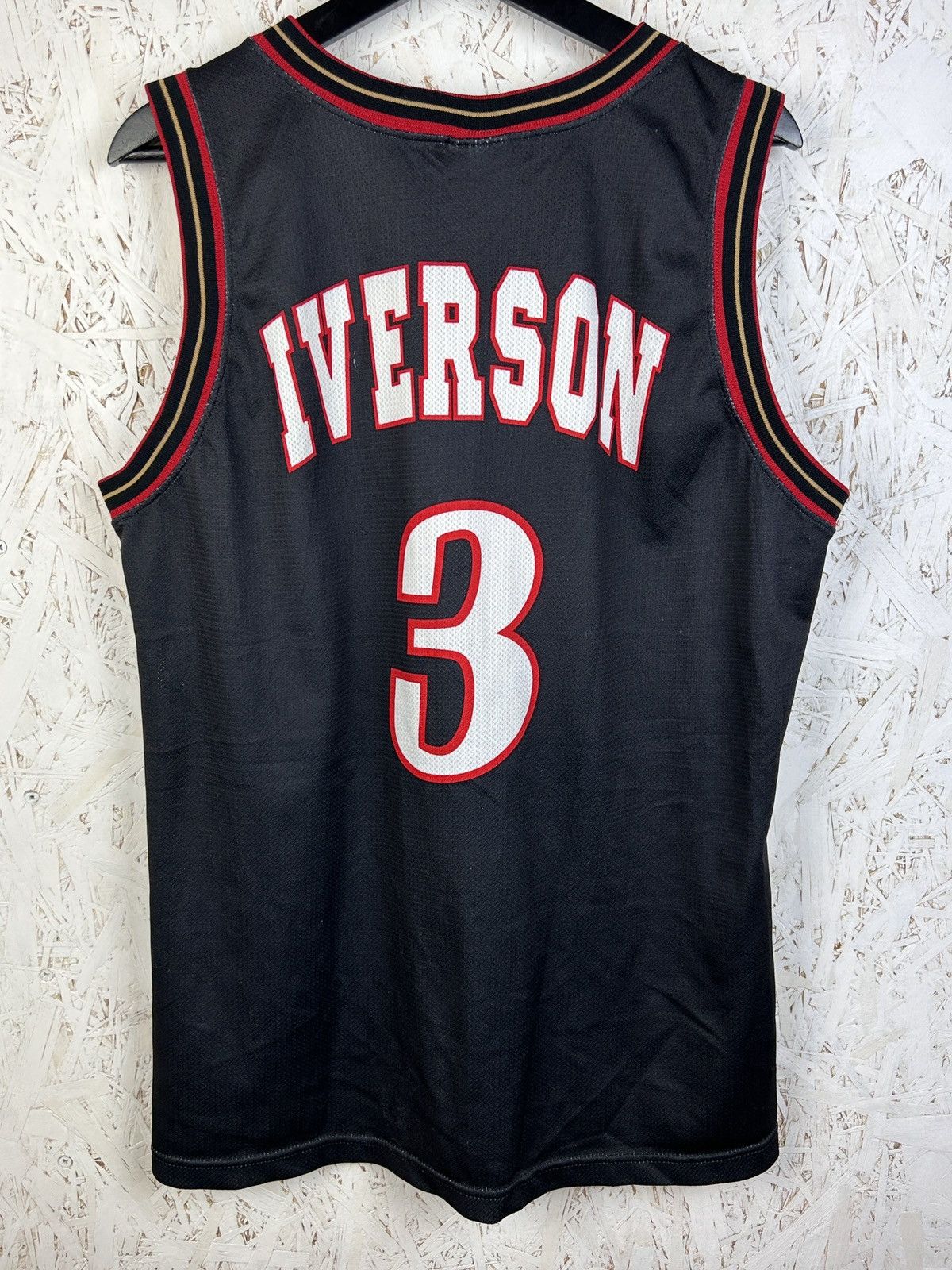 Champion 90s Vintage 76ers Iverson #3 1997/00 Away Kit NBA Jersey Size US L / EU 52-54 / 3 - 5 Thumbnail
