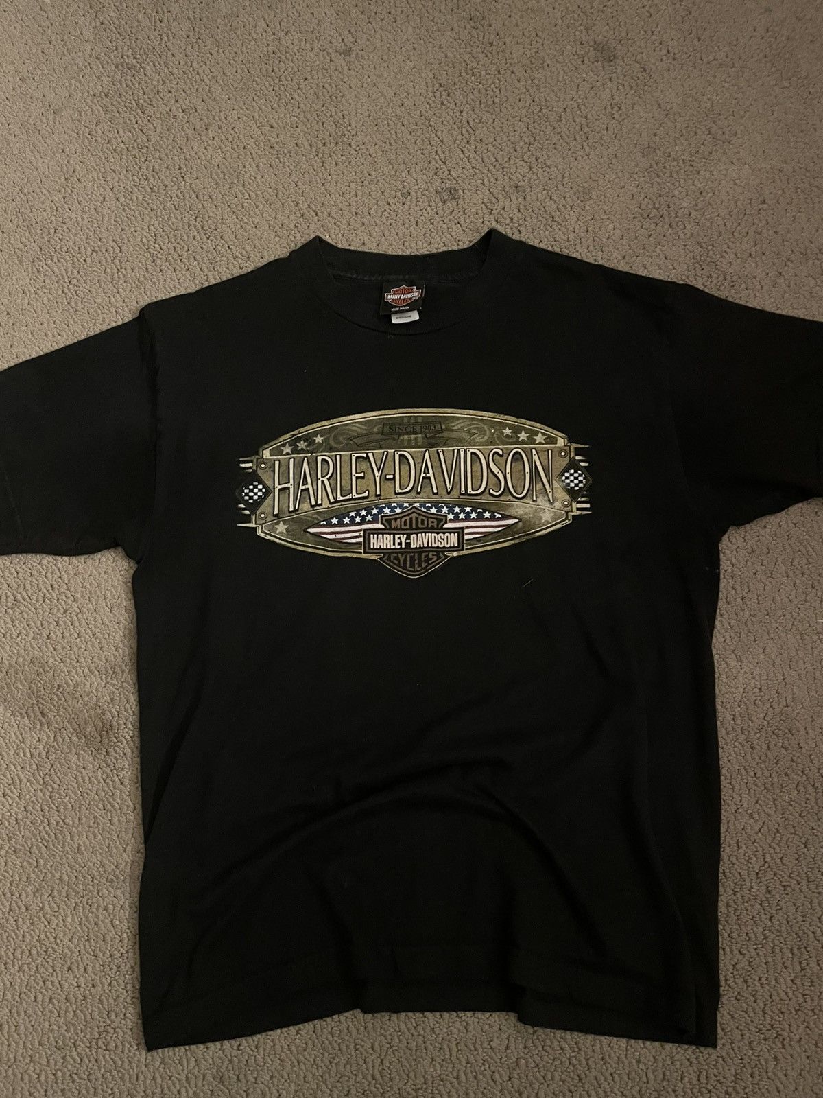 Harley Davidson Harley Davidson vintage logo tee Size US M / EU 48-50 / 2 - 1 Thumbnail