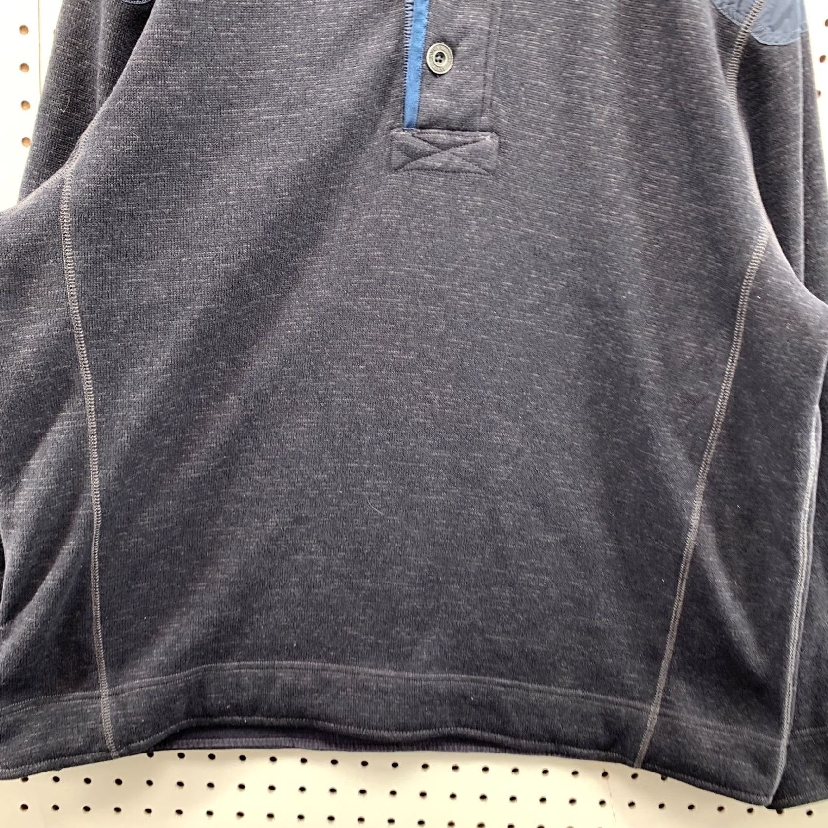 Tommy Bahama Tommy Bahama Sweater XL Gray Fleece 1/4 Button Pullover Mens Casual Size US XL / EU 56 / 4 - 6 Thumbnail