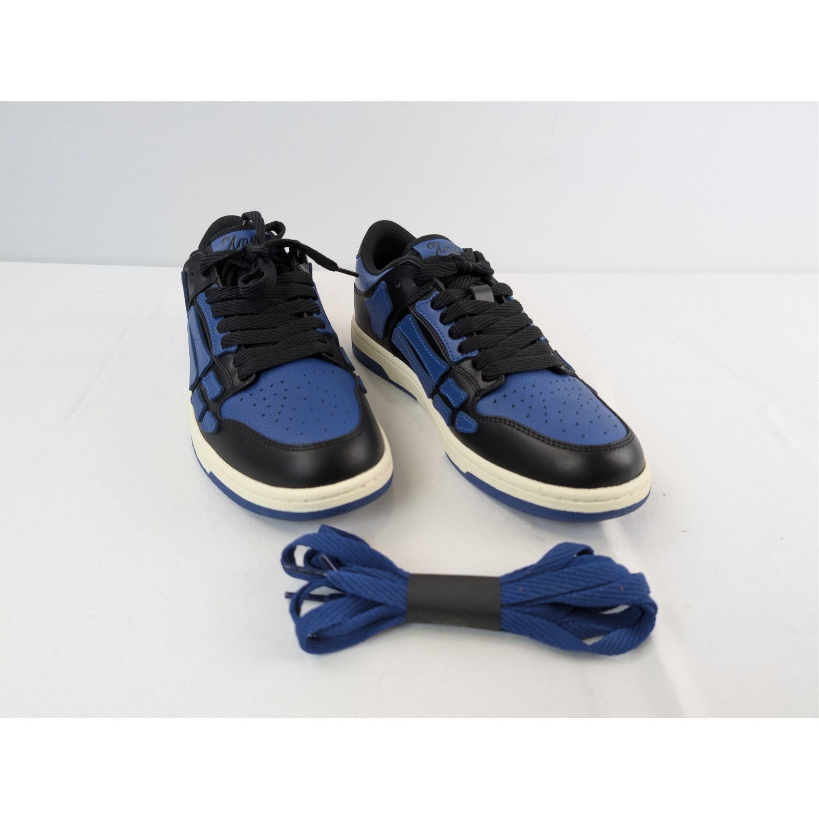 Amiri o1rshd1 Q:2 / Skeleton Top Low Sneakers in True Blue Size US 10 / EU 43 - 6 Thumbnail