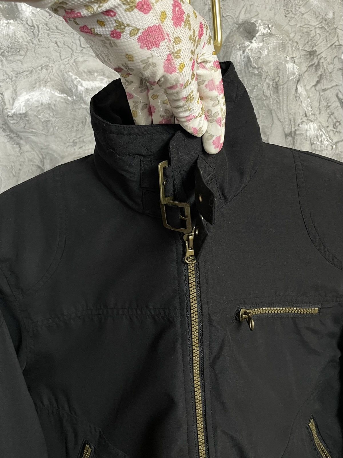 20471120 × Japanese Brand Multipocket Zip Bandage Bomber Japanese GOA Y2K Style Size US S / EU 44-46 / 1 - 8 Thumbnail