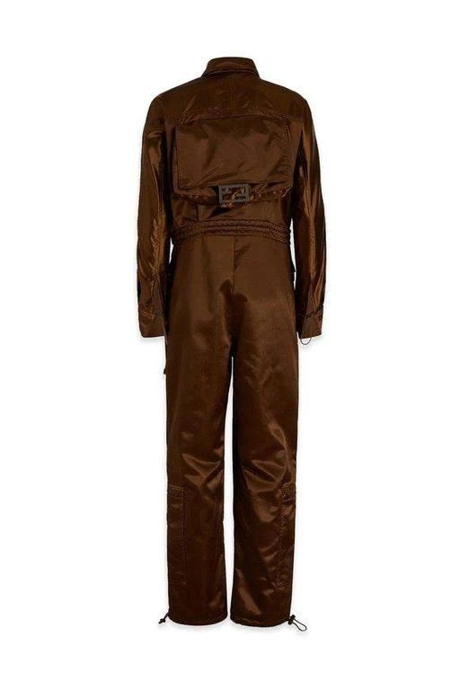 Fendi o1loc1c0824 Jumpsuit in Brown Size M / US 6-8 / IT 42-44 - 2 Thumbnail