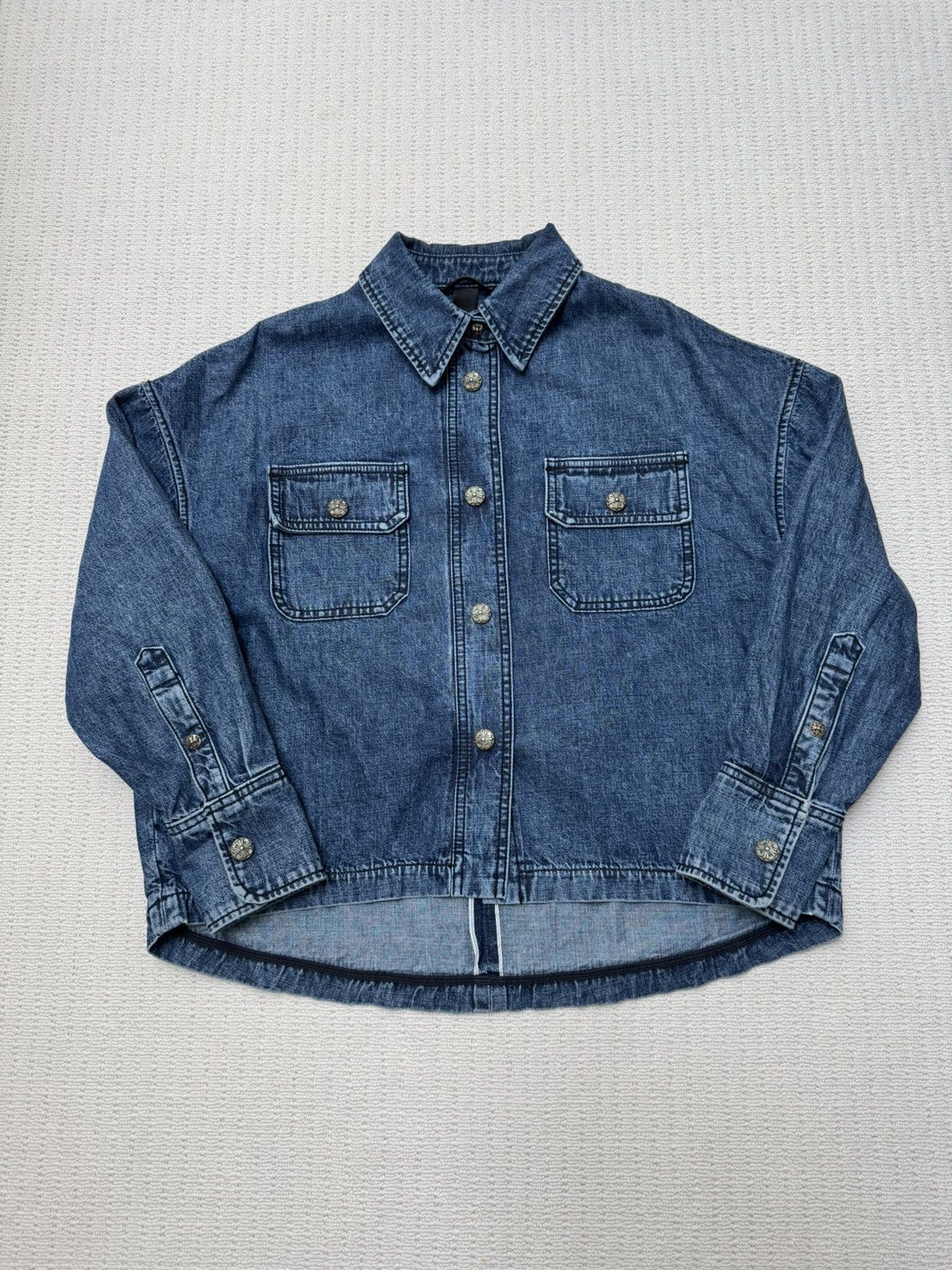 Chrome Hearts Chrome Hearts Denim Jacket Size S / US 4 / IT 40 - 1 Thumbnail