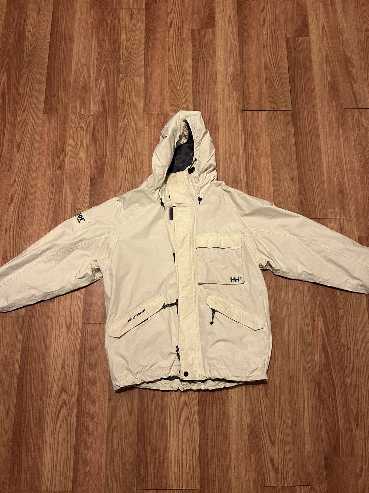 Helly Hansen Helly Hansen Off White/Beige light jacket size small Size US S / EU 44-46 / 1 - 1 Thumbnail