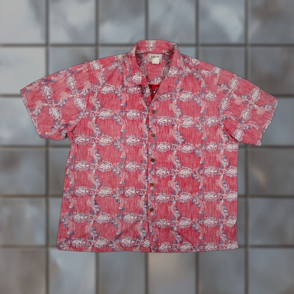 Vintage VINTAGE HRH His Royal Highness Shirt Mens XL Red Hawaiian Reverse USA Size US XL / EU 56 / 4 - 1 Thumbnail