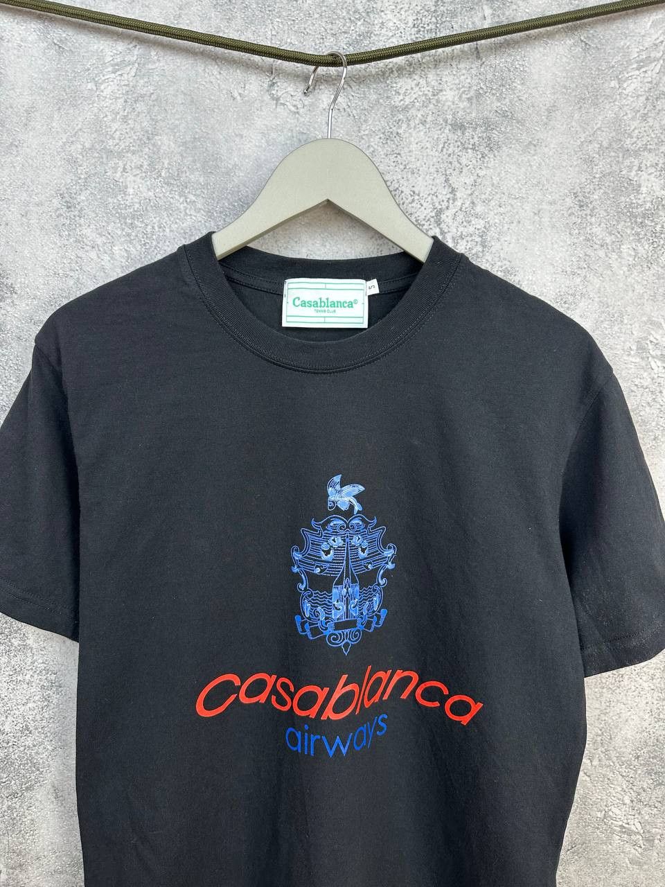 Casablanca Casablanca Tennis Club Graphic Crest Logo T-Shirt Black SS Size US S / EU 44-46 / 1 - 4 Thumbnail