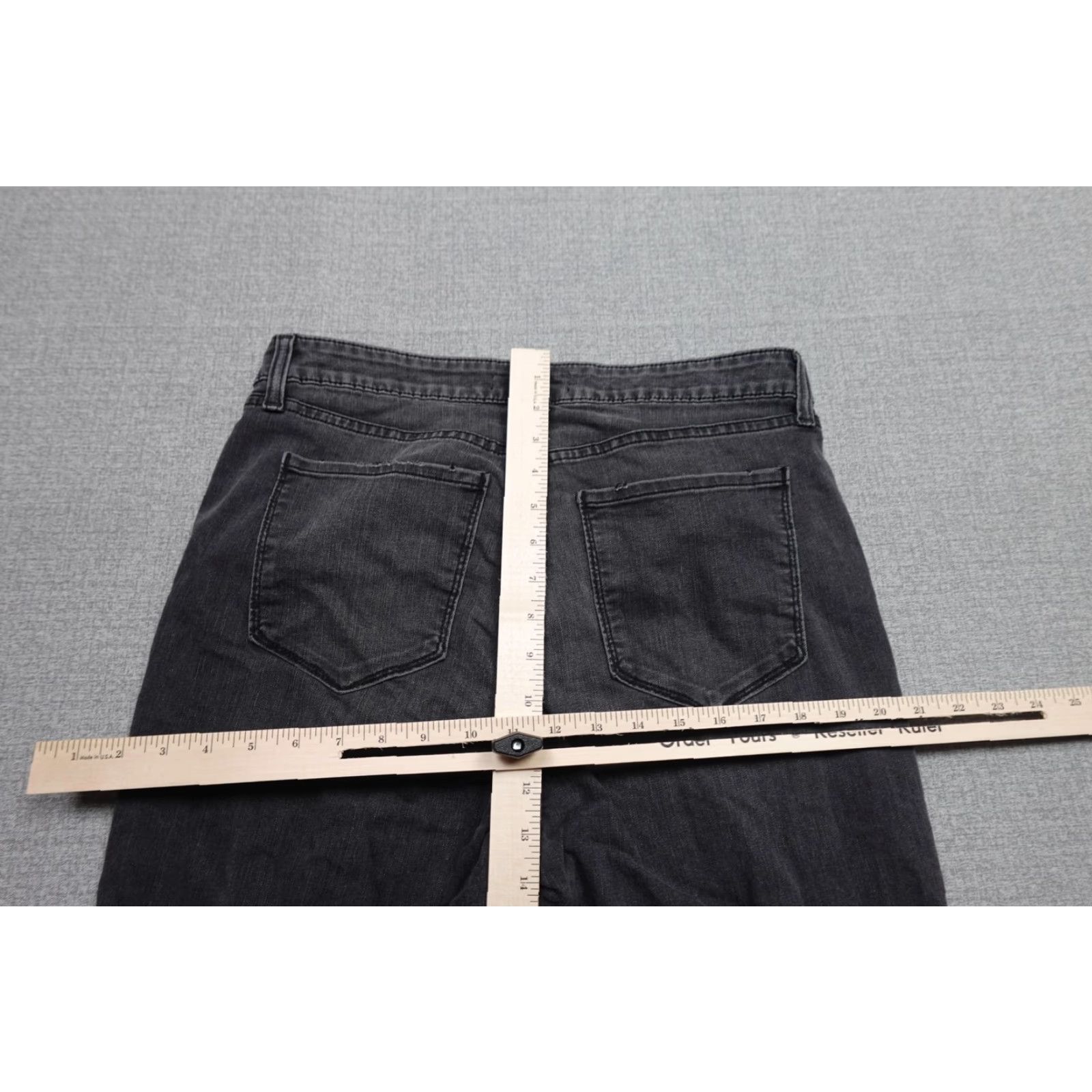 MONFRERE Monfrère Greyson Skinny Jeans Mens 34x32 Gray Distressed Ripped Knees Denim Size US 34 / EU 50 - 7 Thumbnail