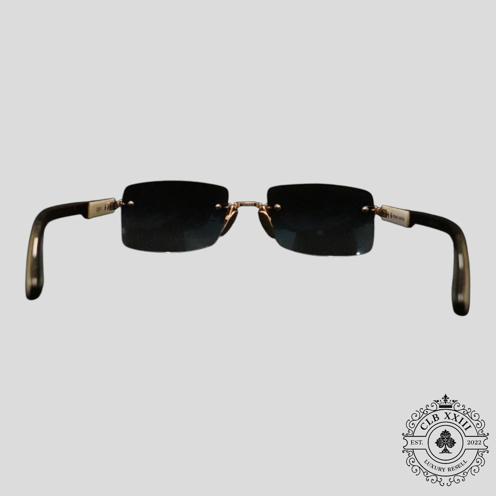 Chrome Hearts Chrome Hearts Deep II Sunglasses in White/Gold Size ONE SIZE - 6 Thumbnail